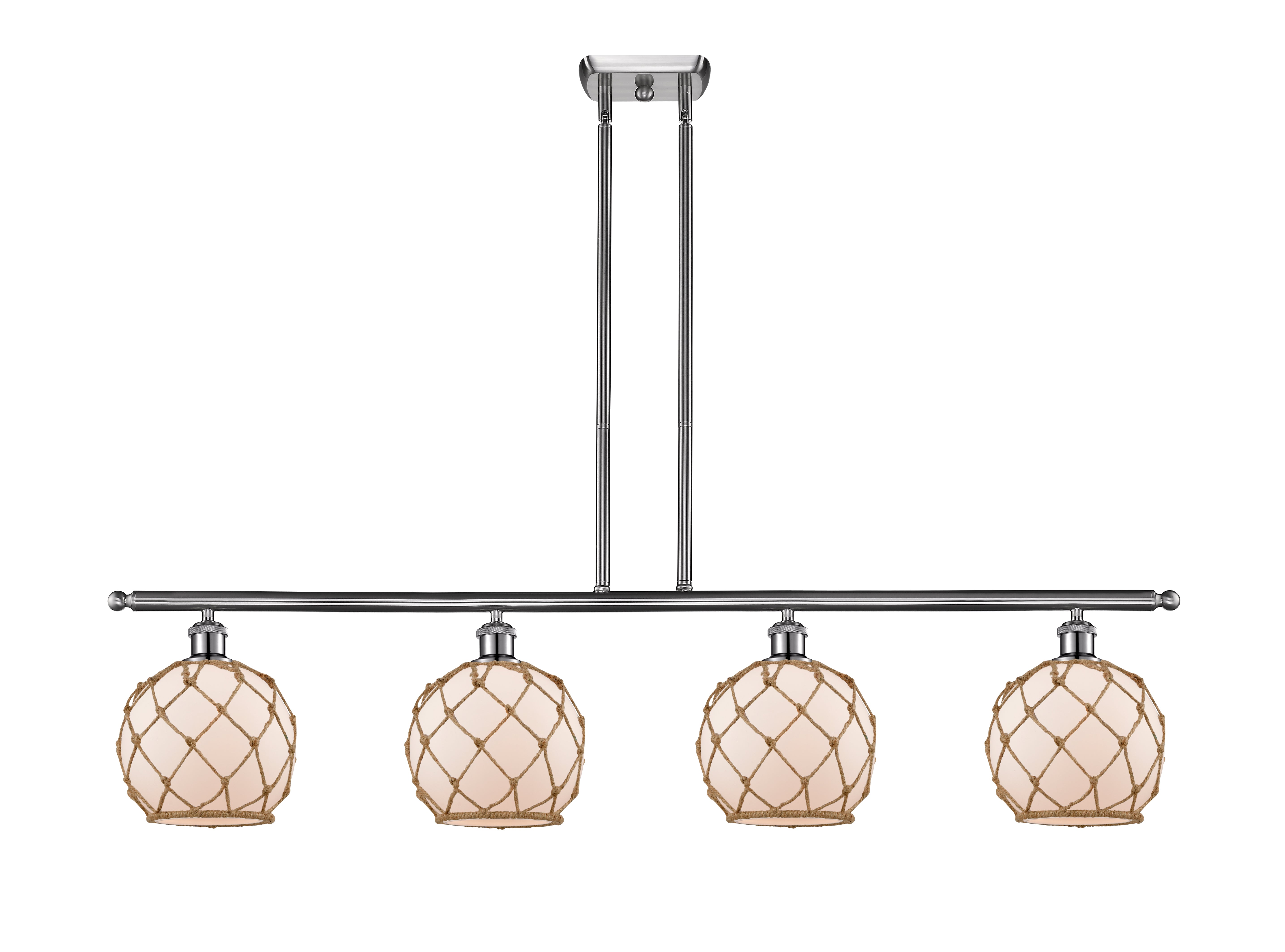 Ballston Island Light Cast Brass Finish