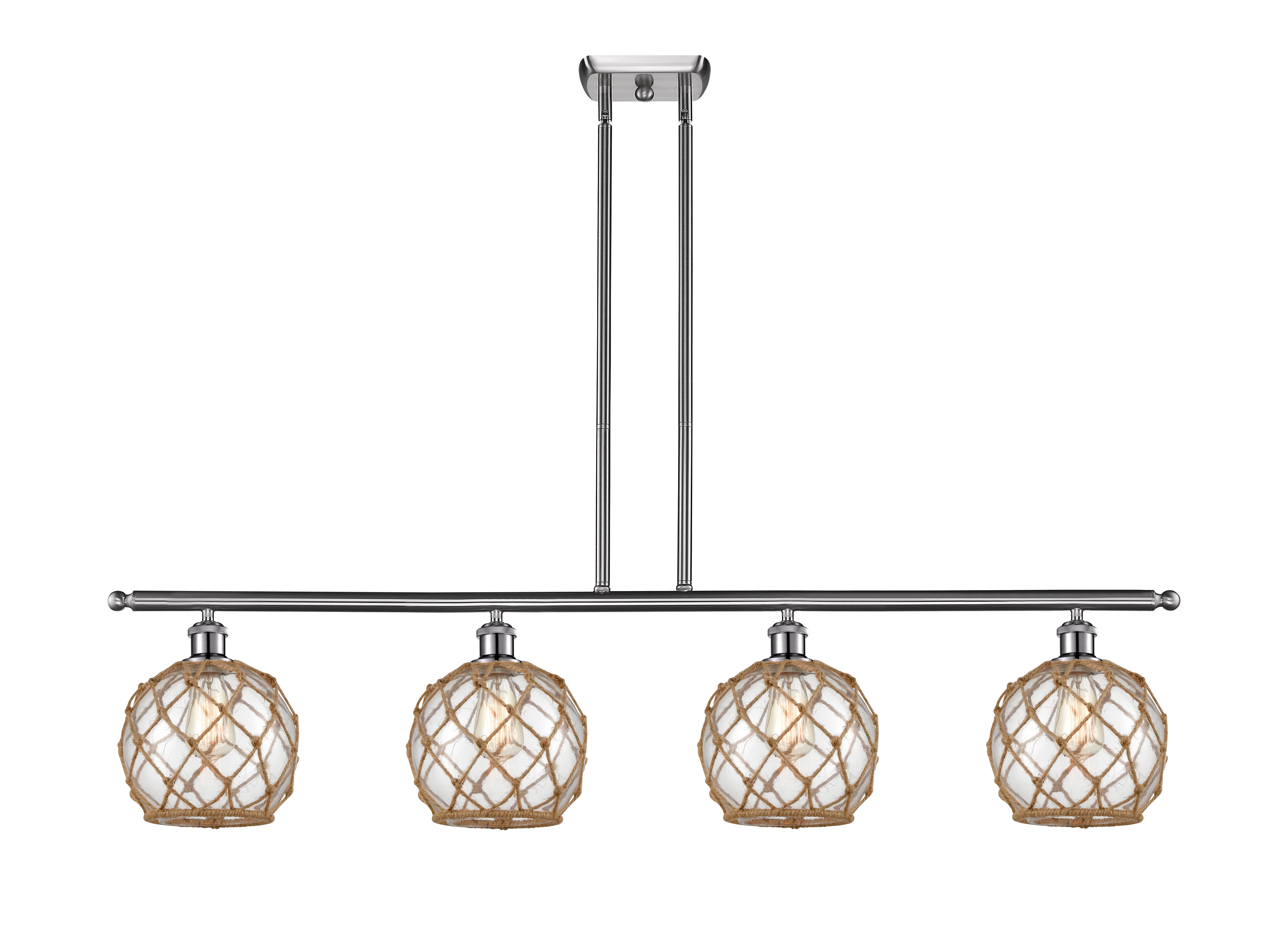 Ballston Island Light Cast Brass Finish