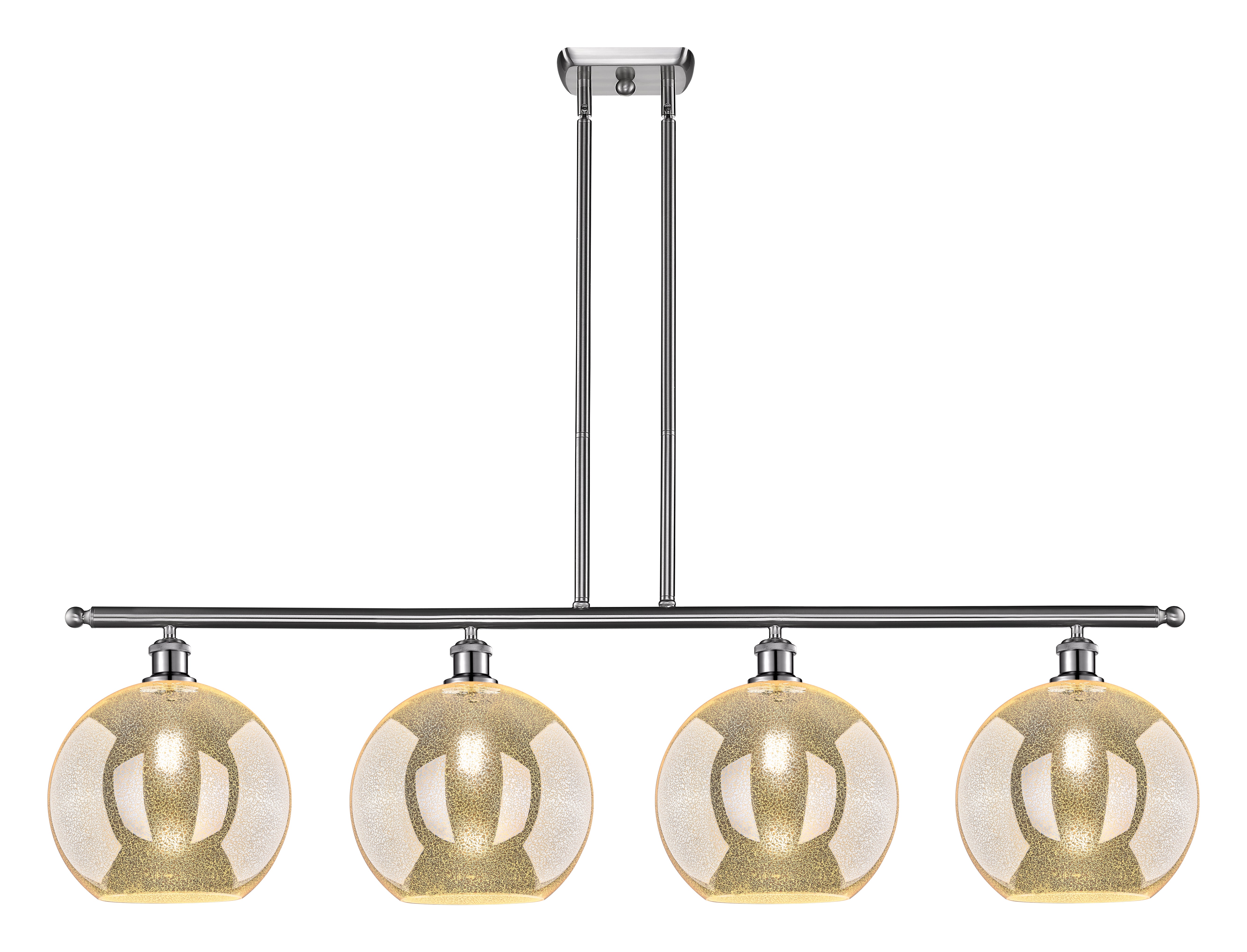 Ballston Island Light Cast Brass Finish