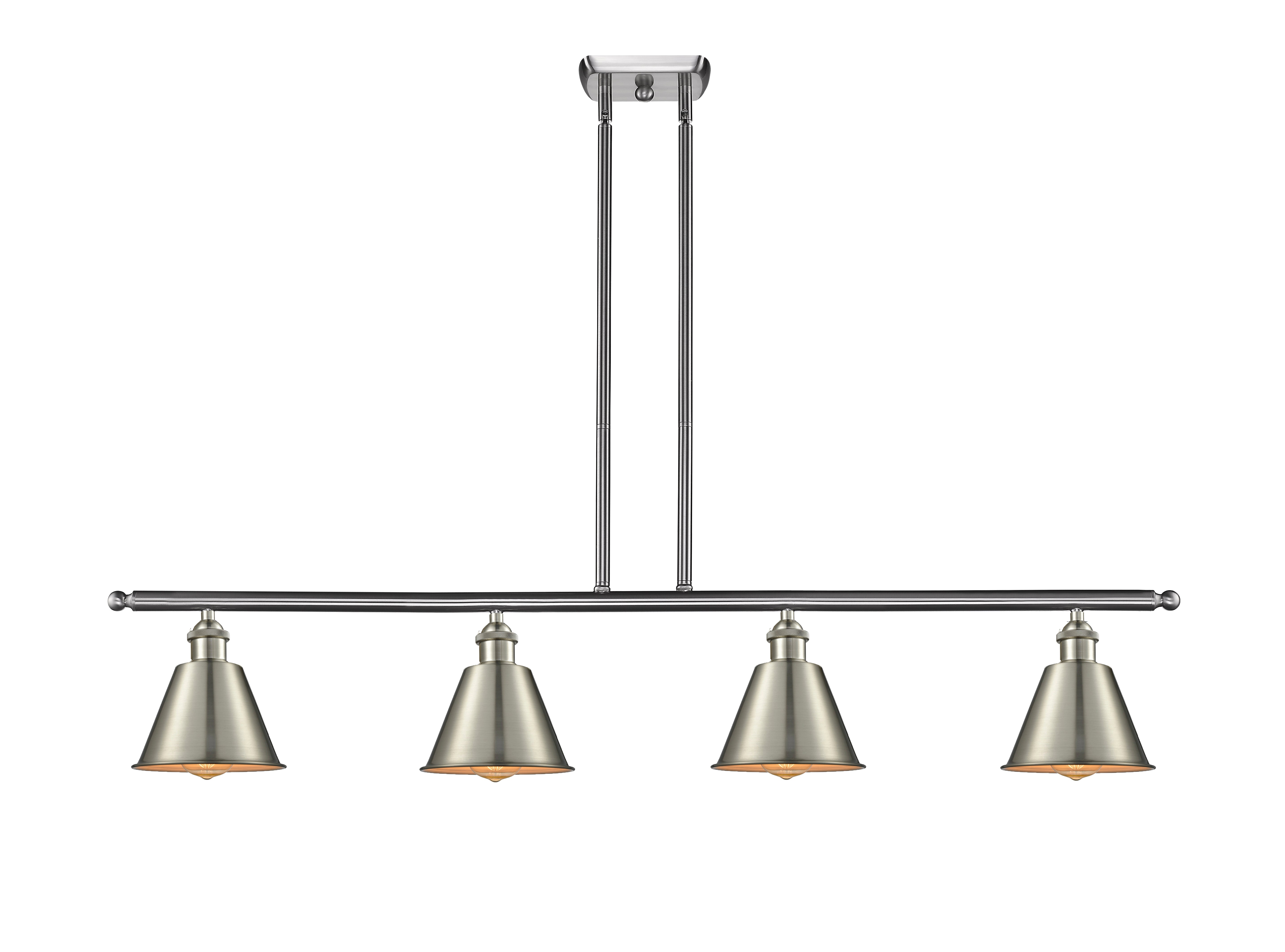 Ballston Island Light Cast Brass Finish