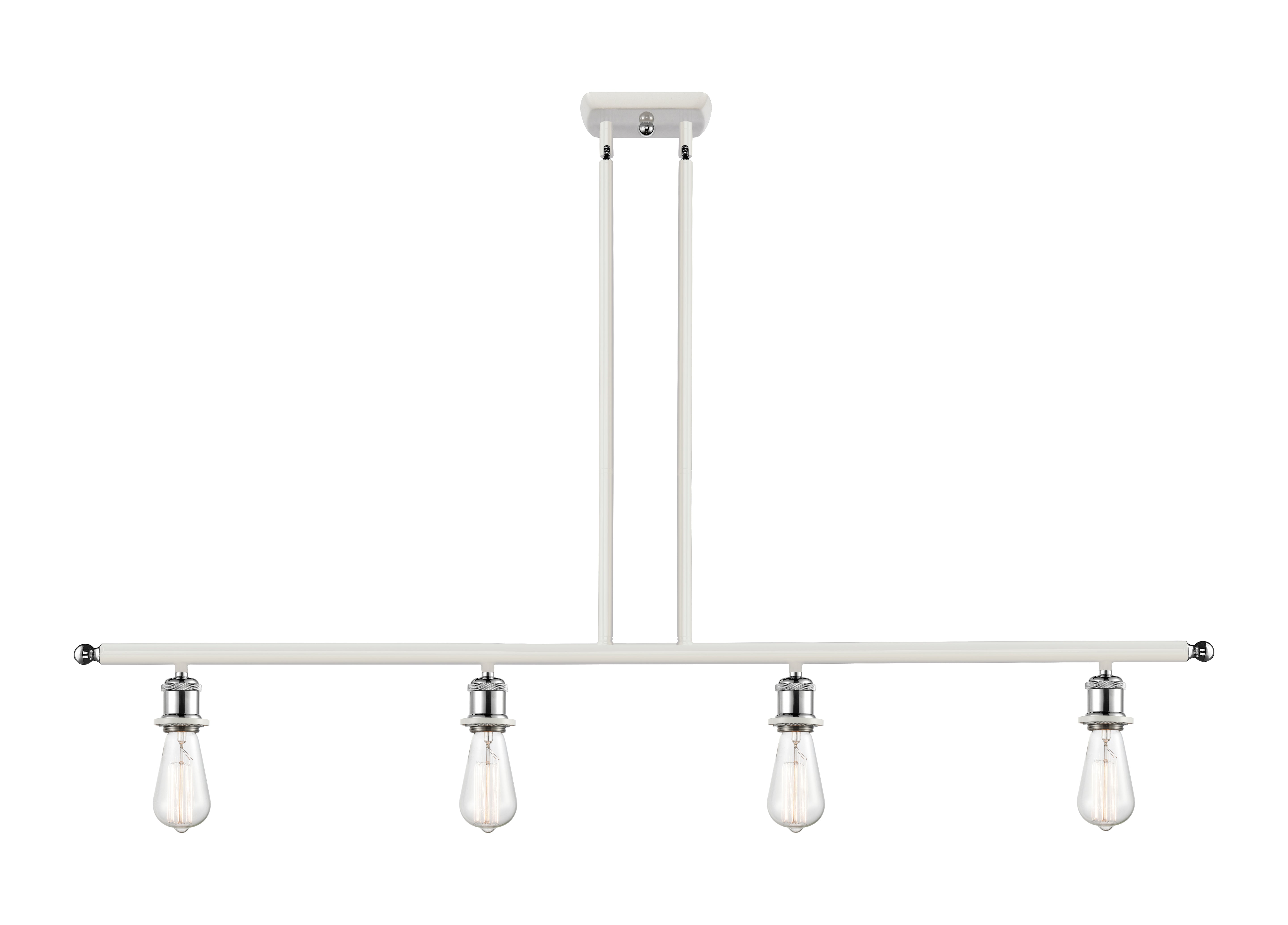 Ballston Island Light 48 Inch Steel Finish