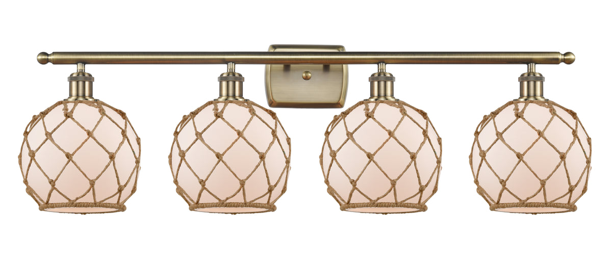 Farmhouse Rope 38-Inch 4-Light Bath Vanity Light