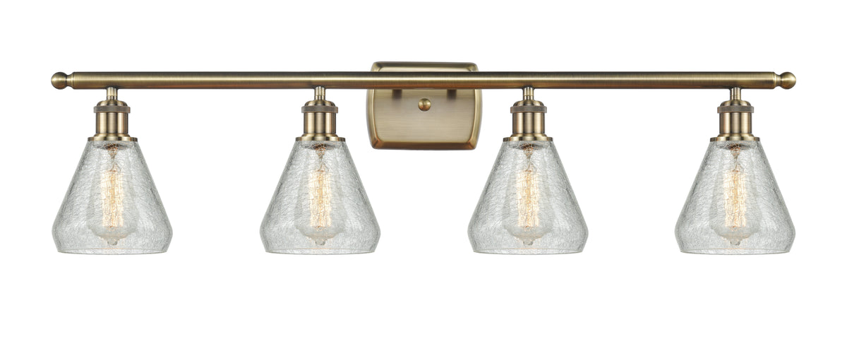 Conesus 36-Inch 4-Light Bath Vanity Light with LED Bulbs
