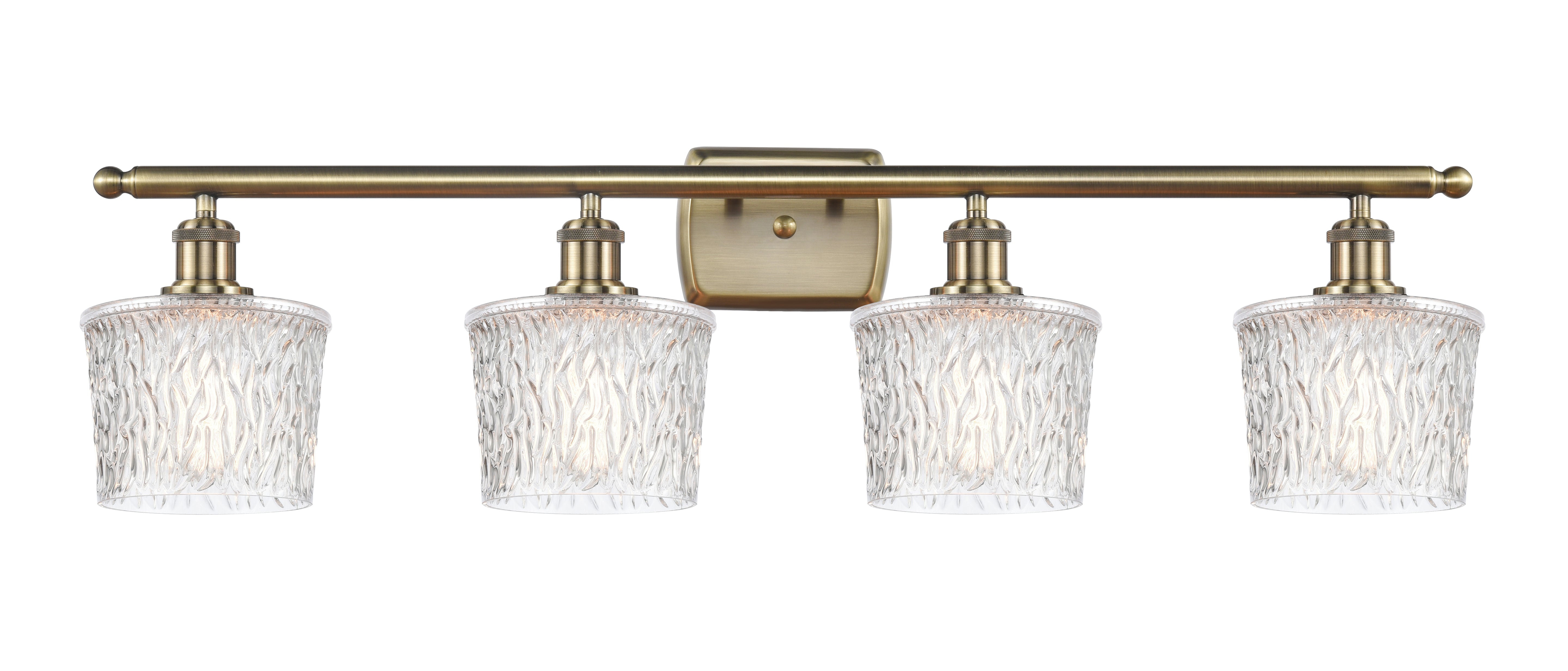 Ballston Bath Vanity Light Modern Glass Shade