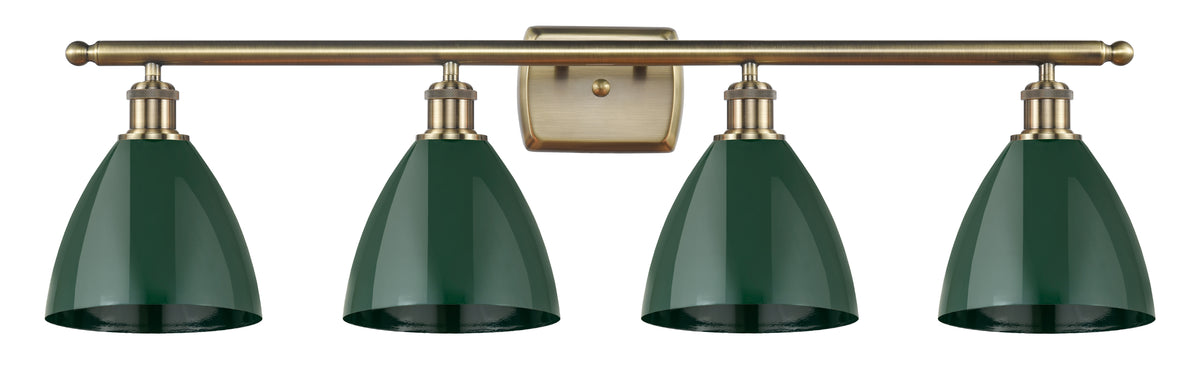 Plymouth 38-Inch 4-Light Bath Vanity Light with LED Bulbs