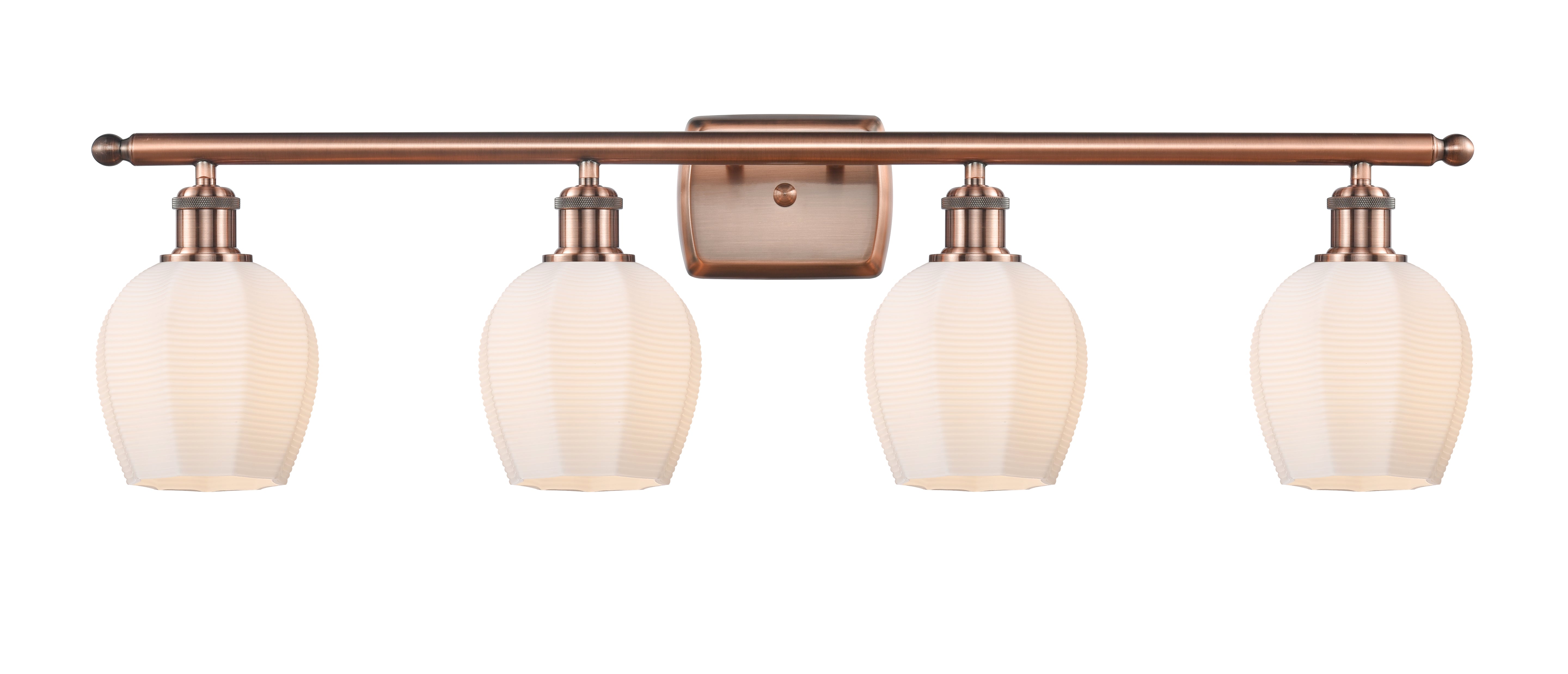 Ballston Bath Vanity Light Cast Brass Glass