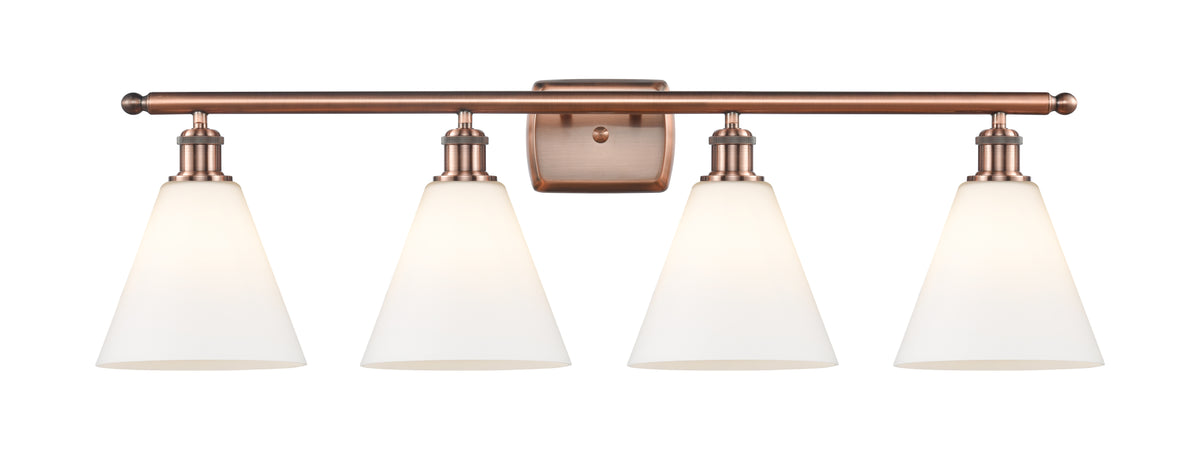 Berkshire Glass 38-Inch 4-Light Bath Vanity Light