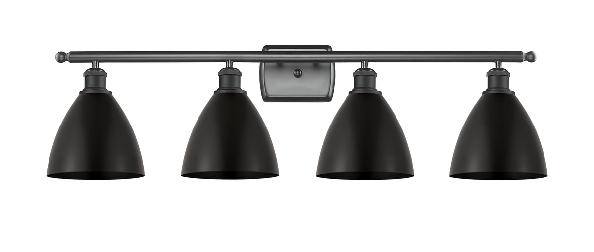 Bristol 38-Inch 4-Light Bath Vanity Light Cone Shade