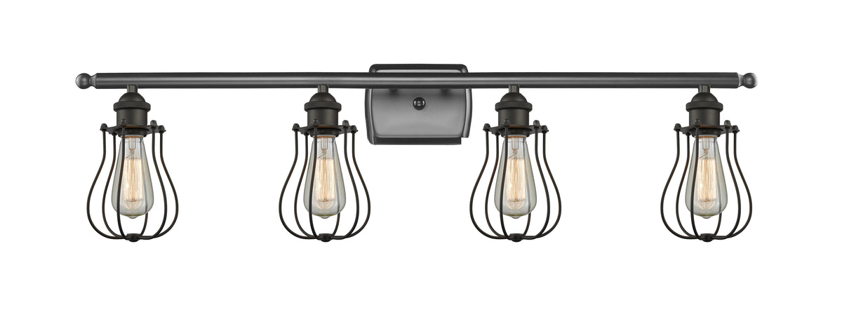 Muselet 36-Inch 4-Light Bath Vanity Light with LED Bulbs