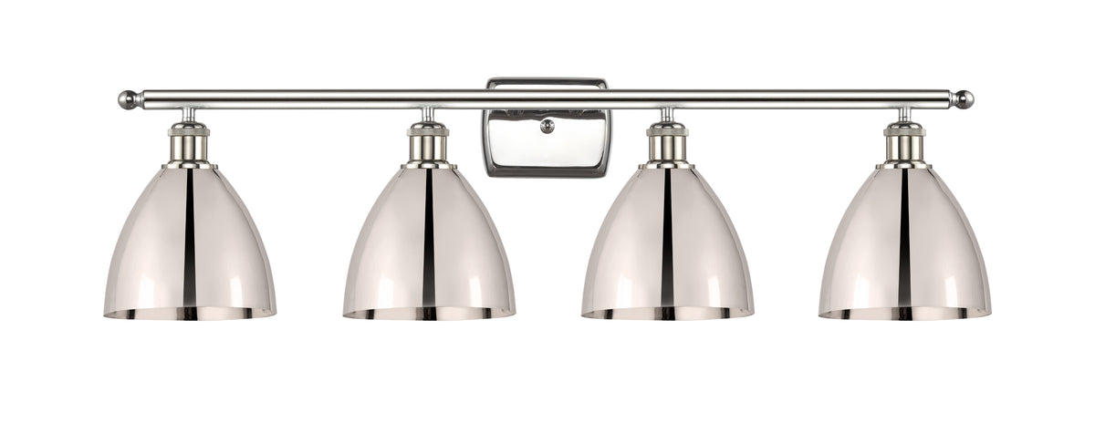 Bristol 38-Inch 4-Light Bath Vanity Light Cone Shade