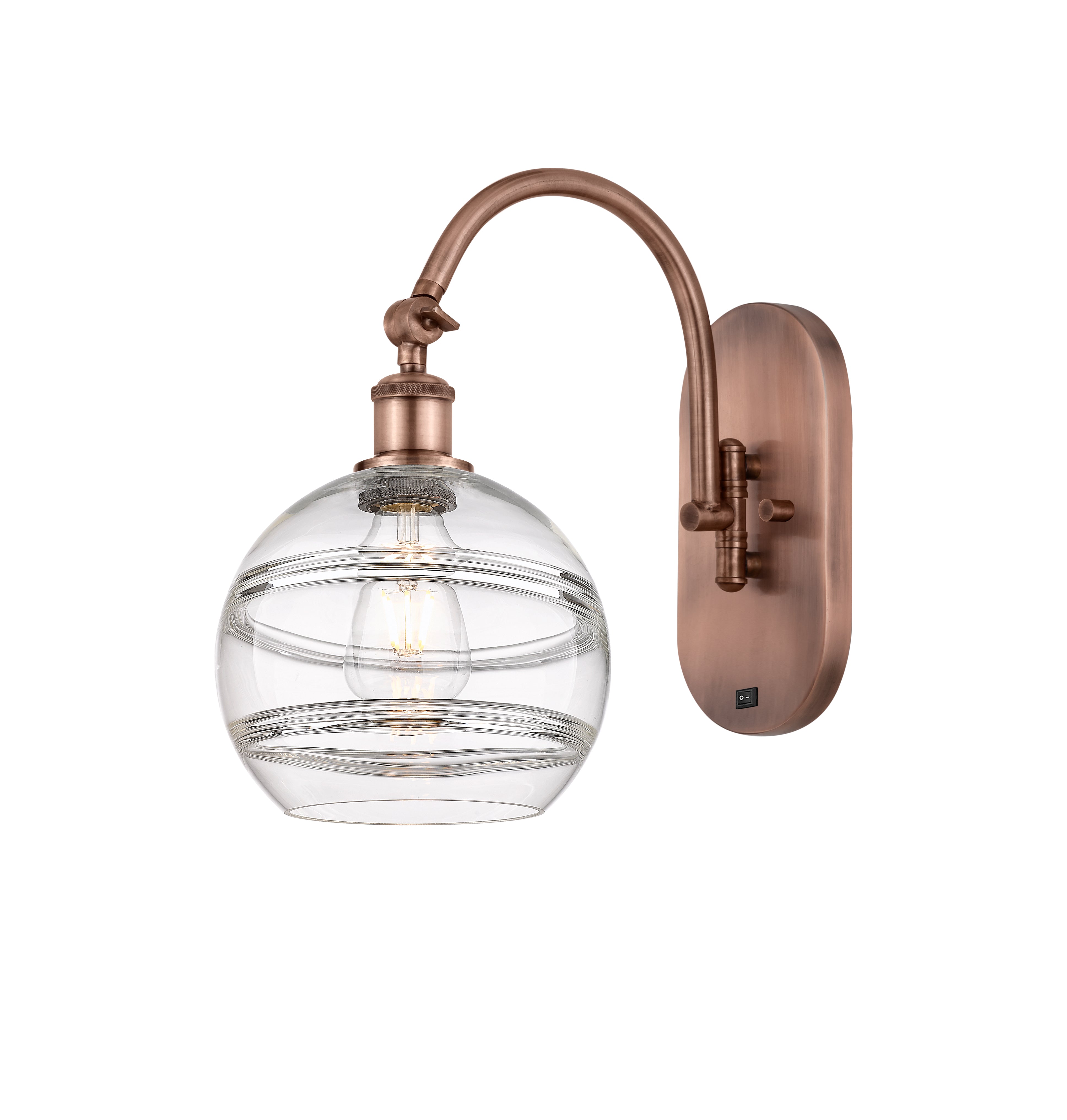 Ballston Swing Arm Cast Brass Finish