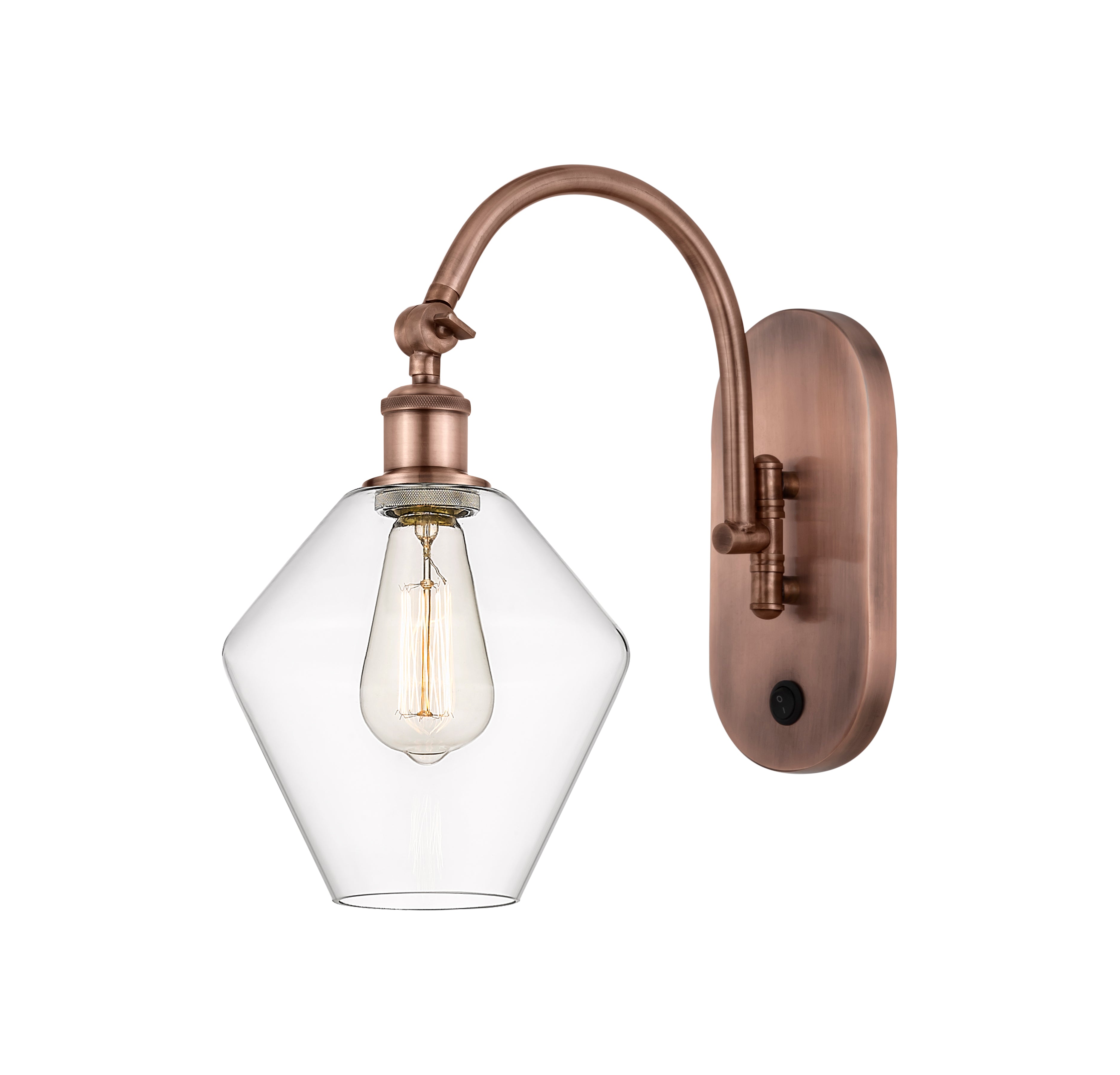 Ballston Swing Arm Cast Brass 17.5 Height