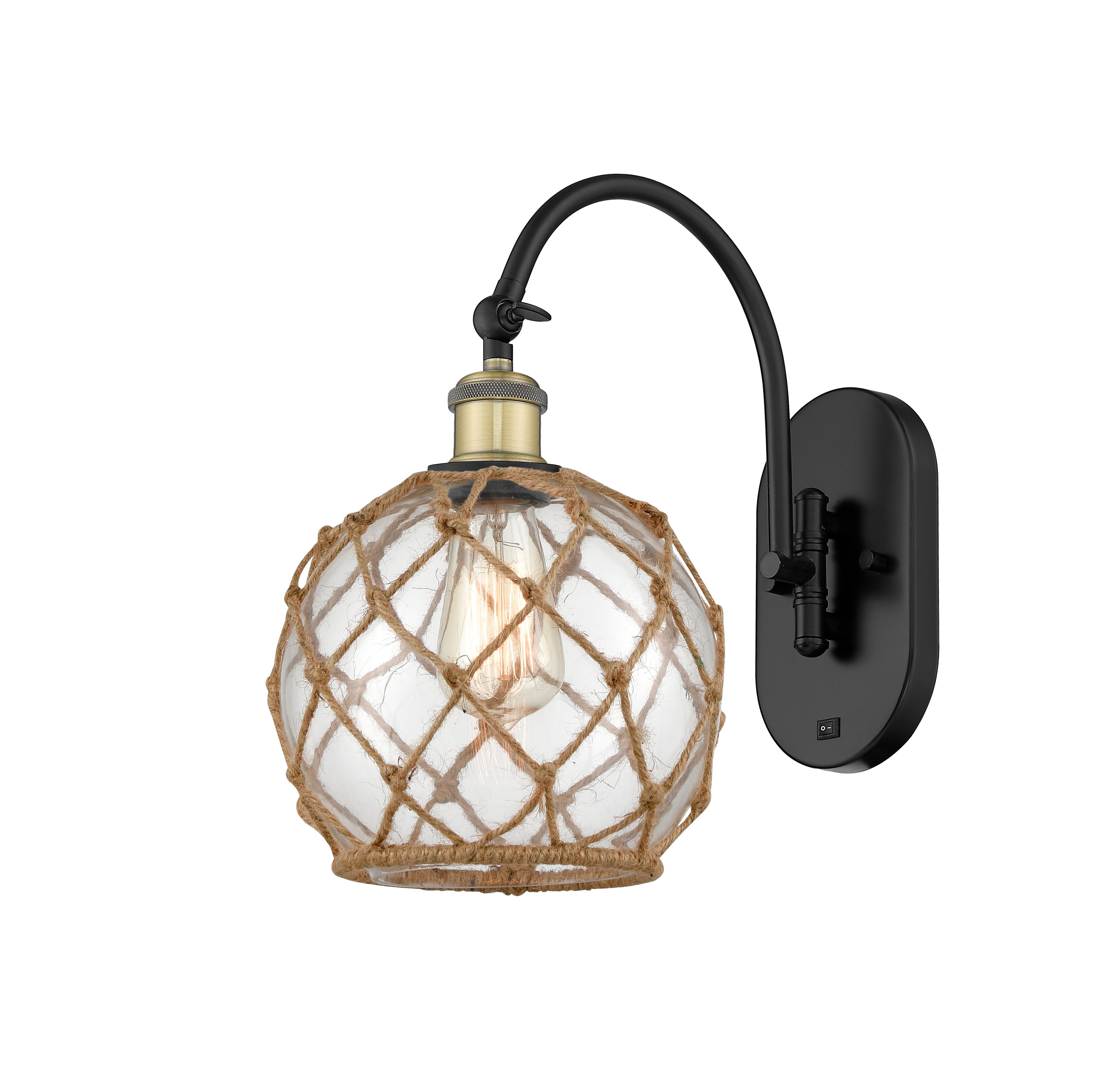 Ballston Swing Arm Cast Brass Fixture