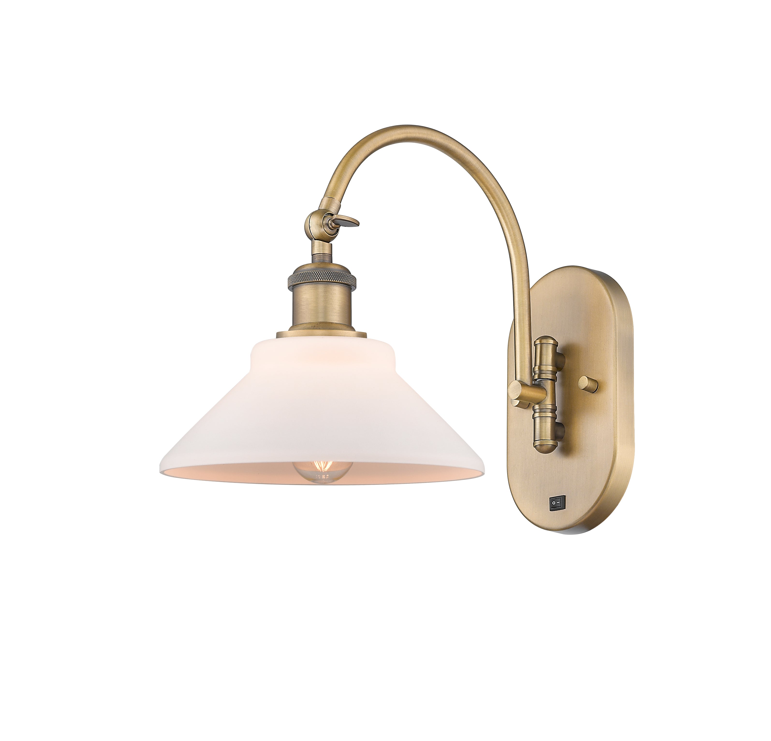Ballston Swing Arm Cast Brass Finish