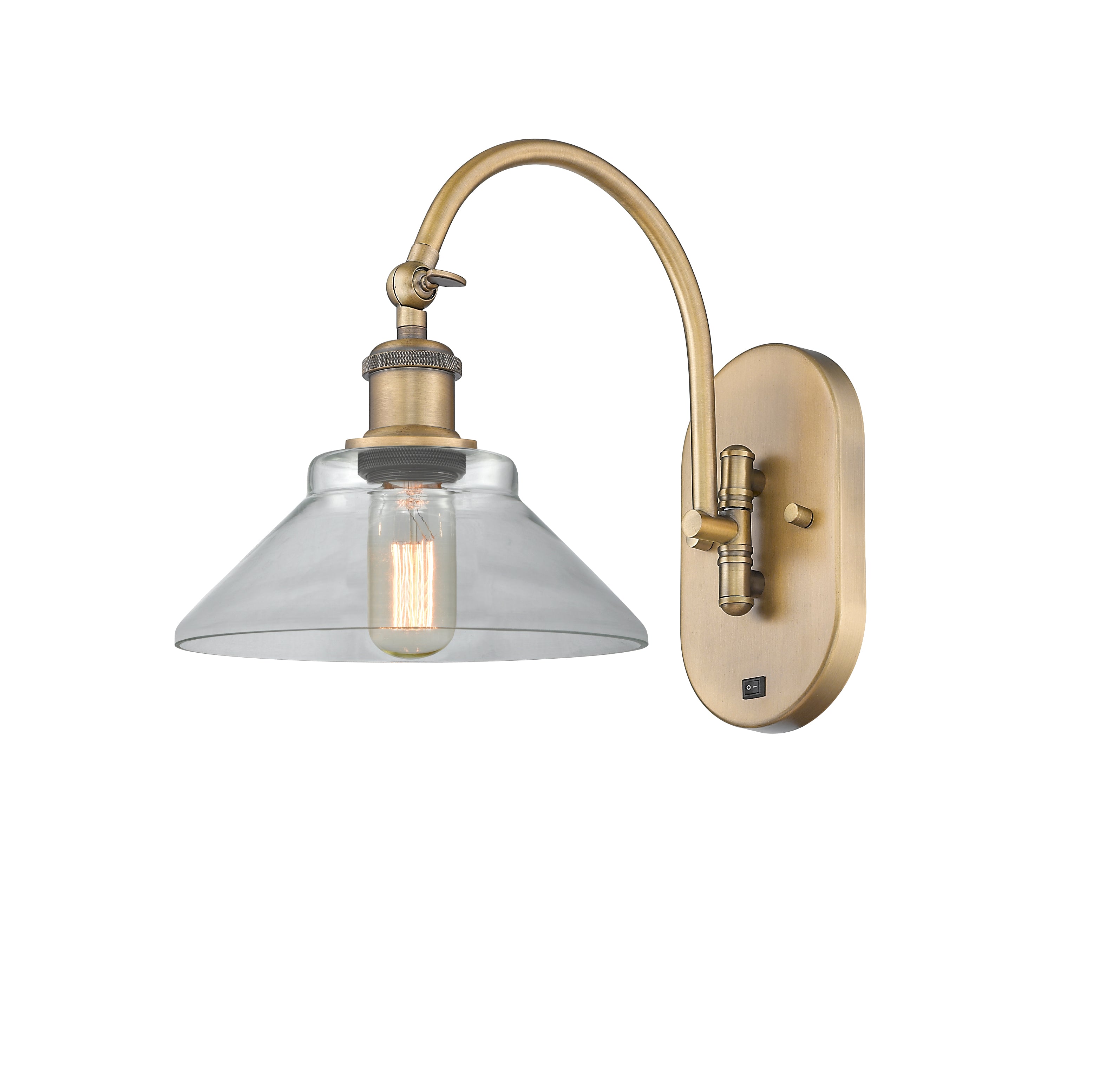 Ballston Swing Arm Cast Brass Finish