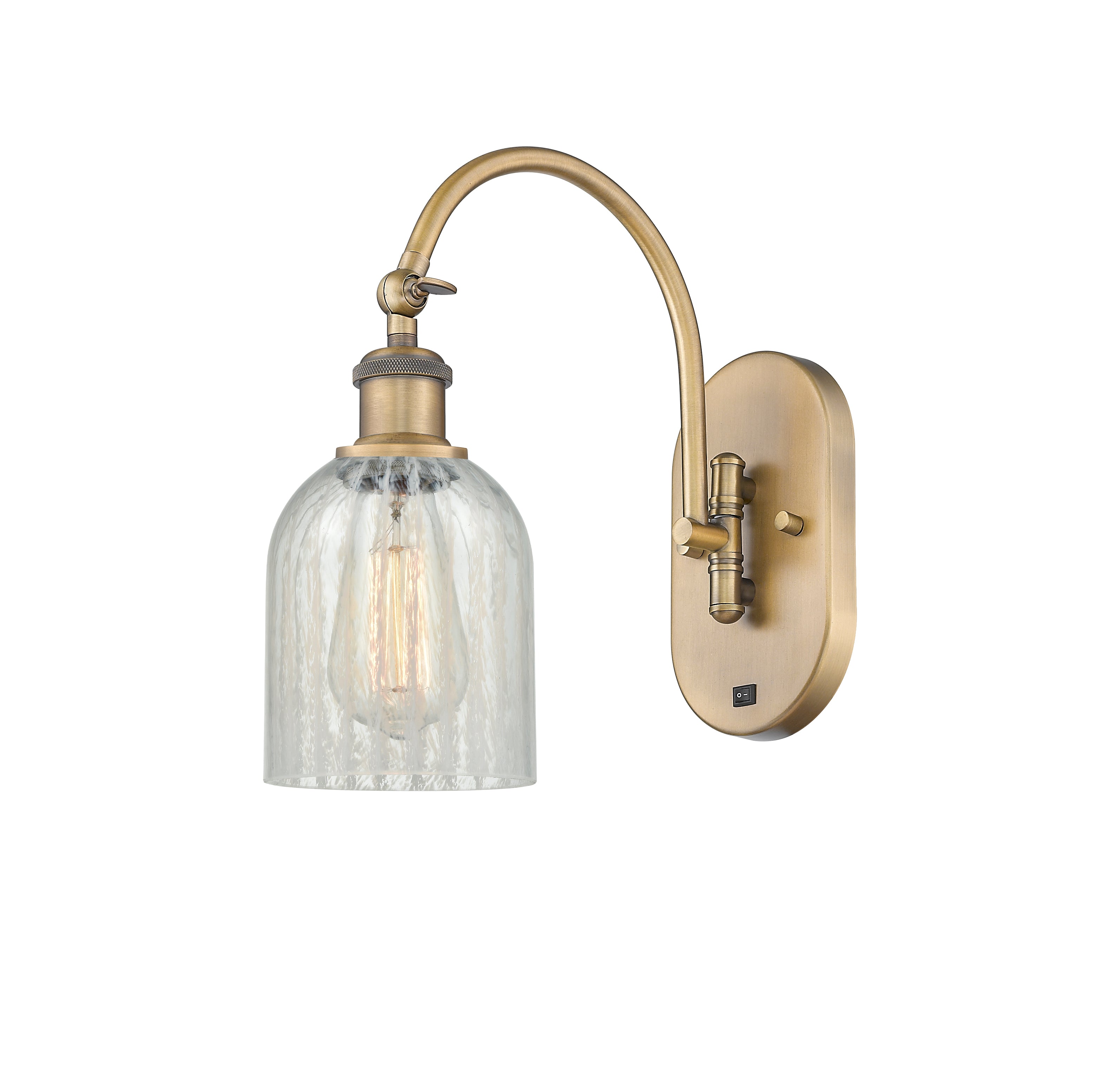 Ballston Swing Arm Cast Brass Finish