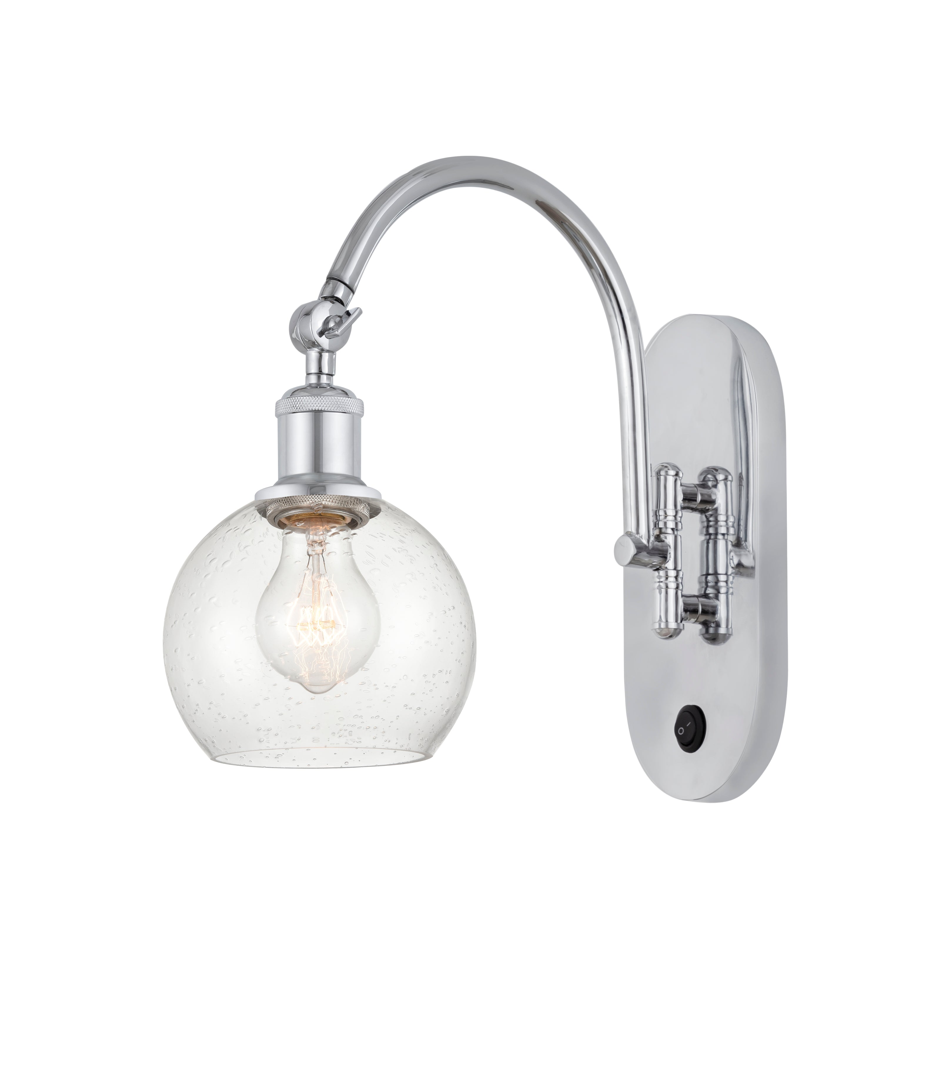 Ballston Swing Arm Cast Brass Steel Glass