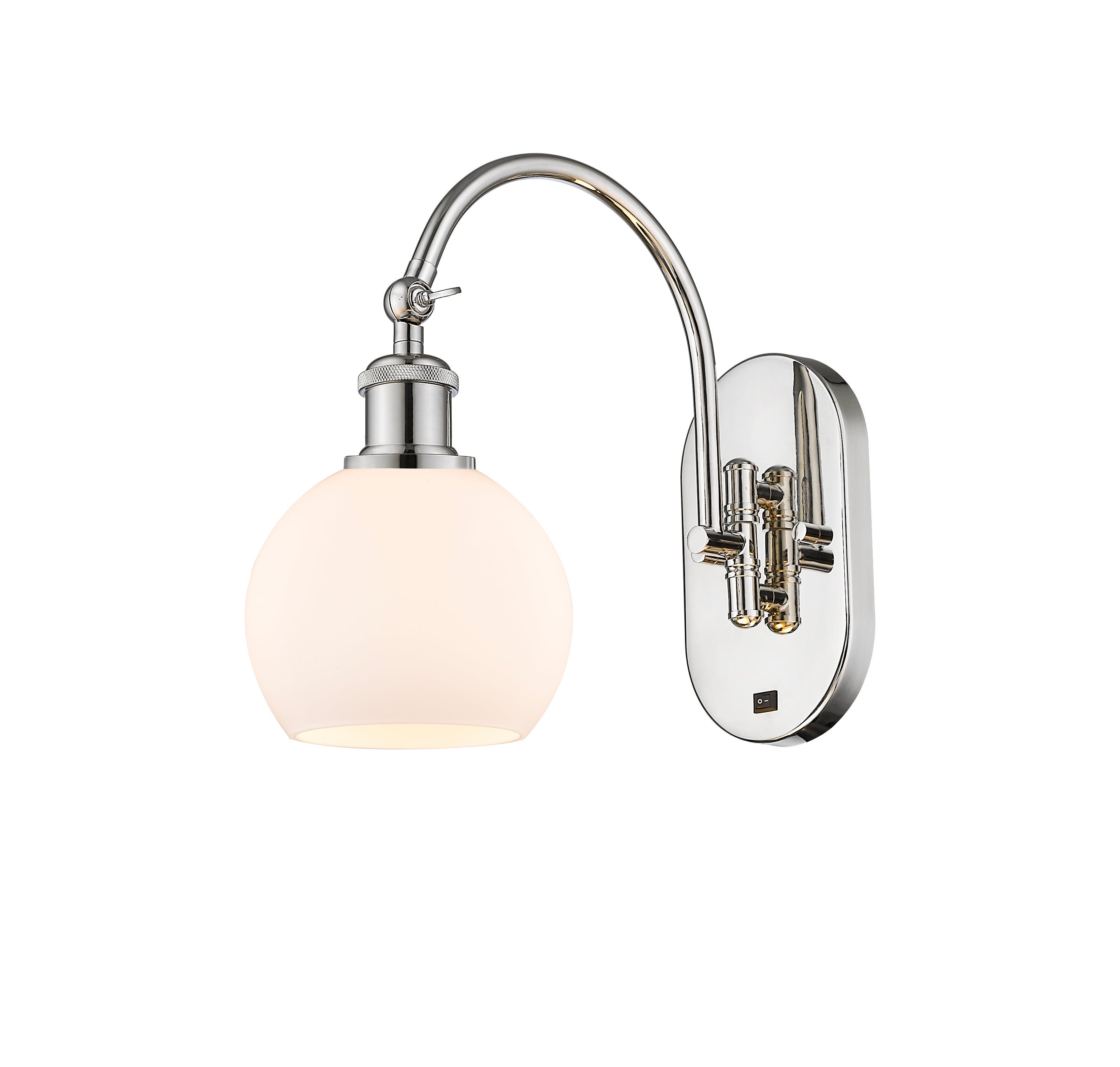 Ballston Swing Arm Cast Brass Steel Glass
