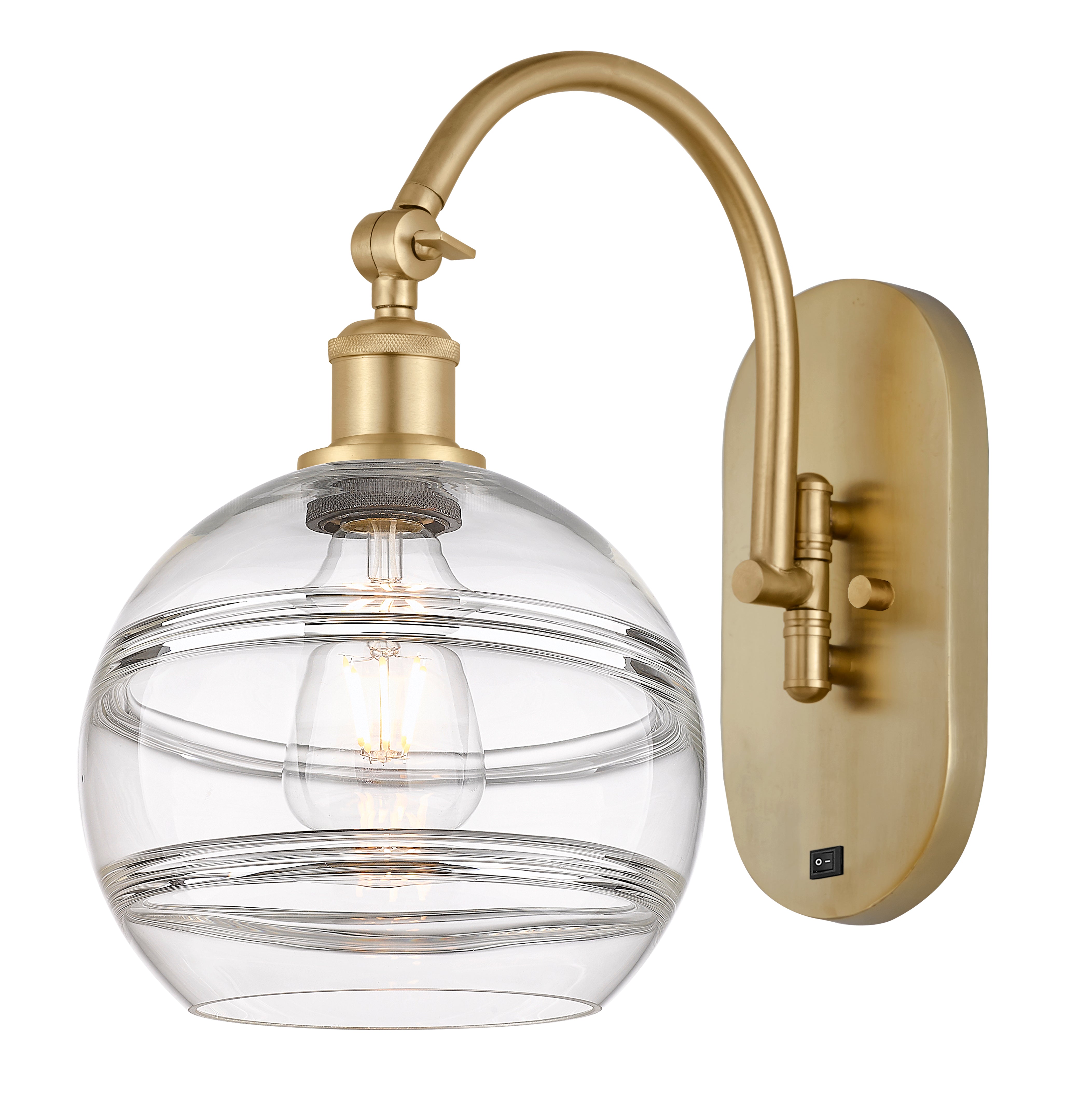 Ballston Swing Arm Cast Brass Finish