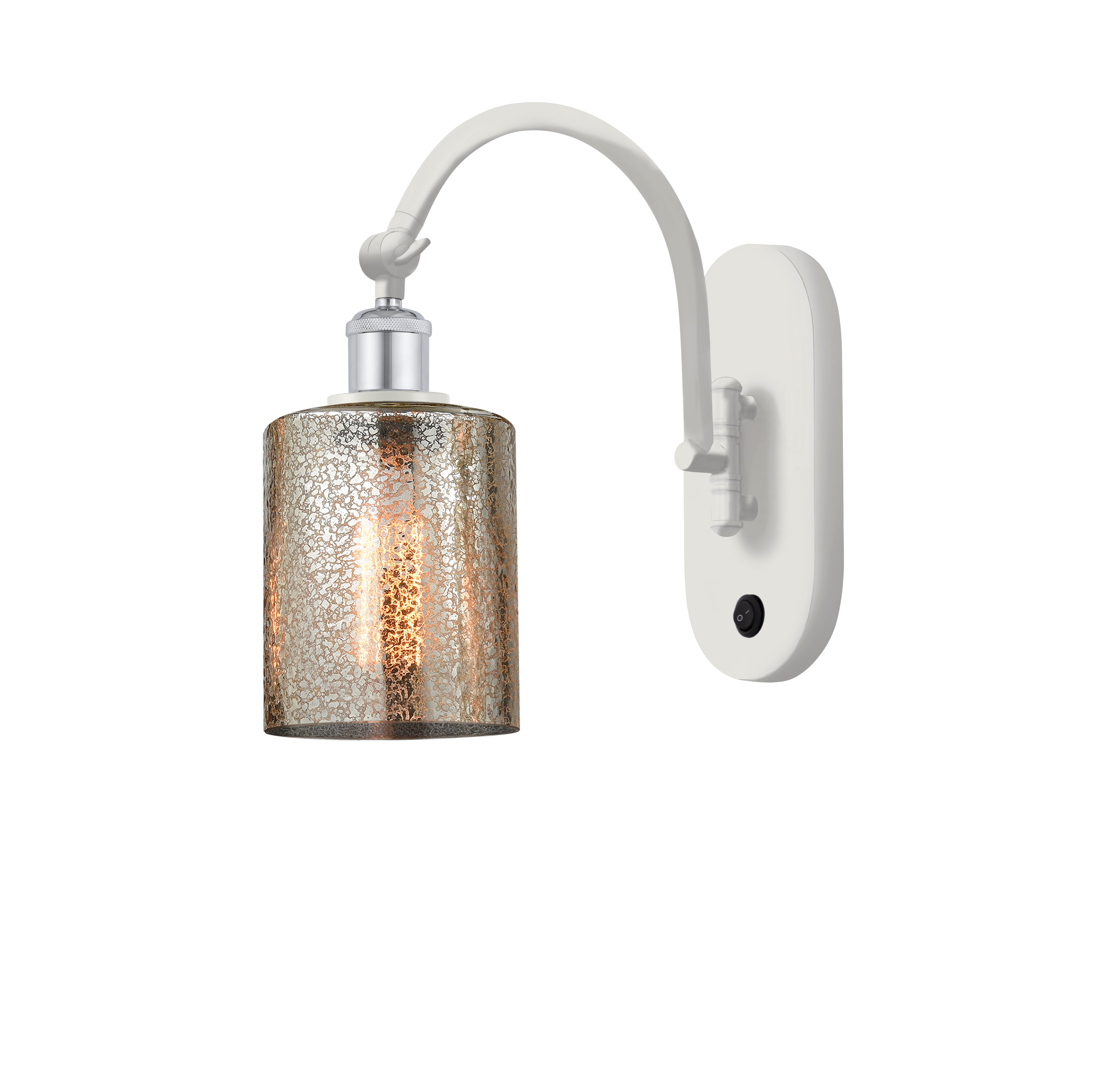 Ballston Swing Arm Cast Brass Glass Steel