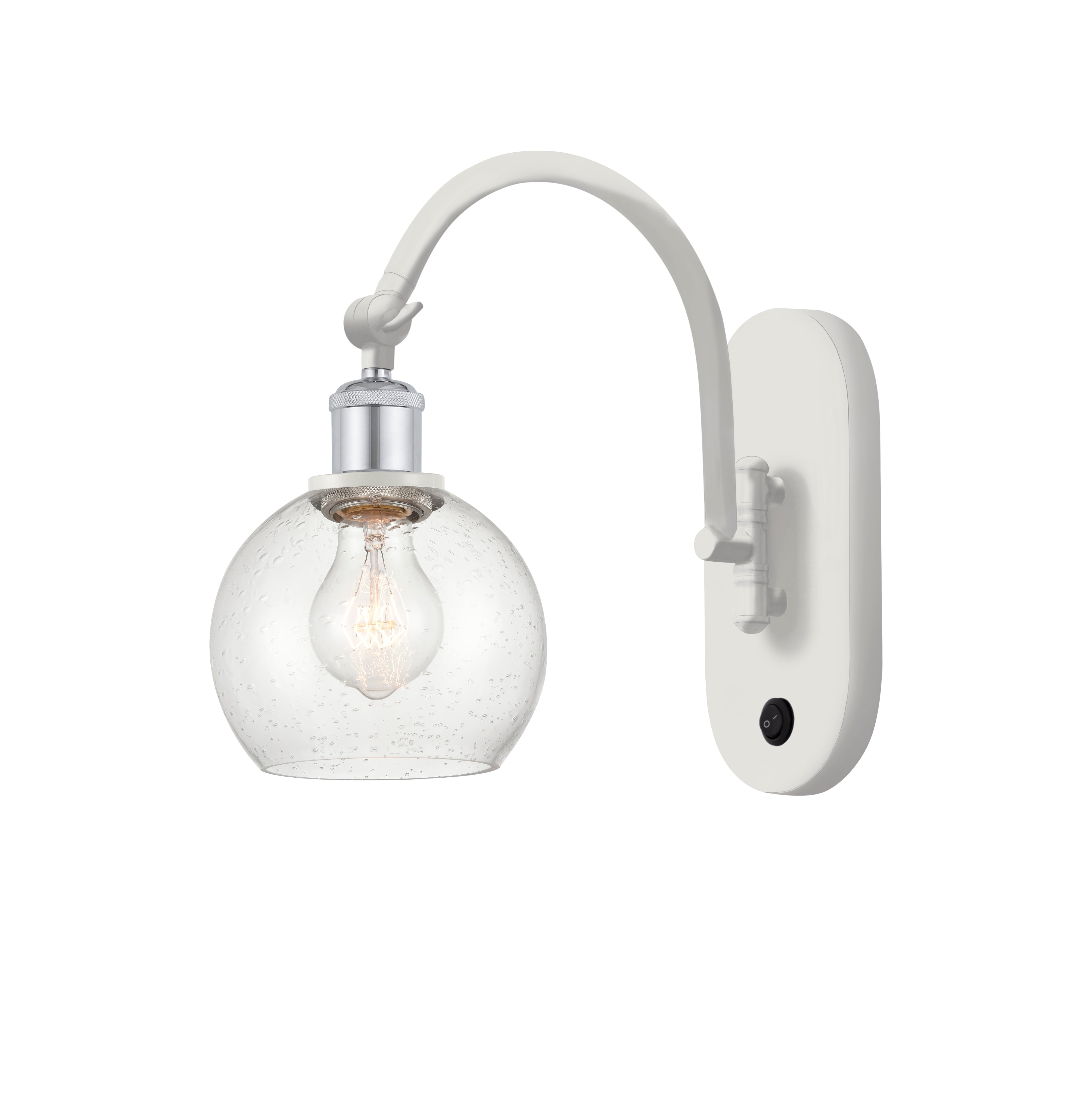 Ballston Swing Arm Cast Brass Steel Glass
