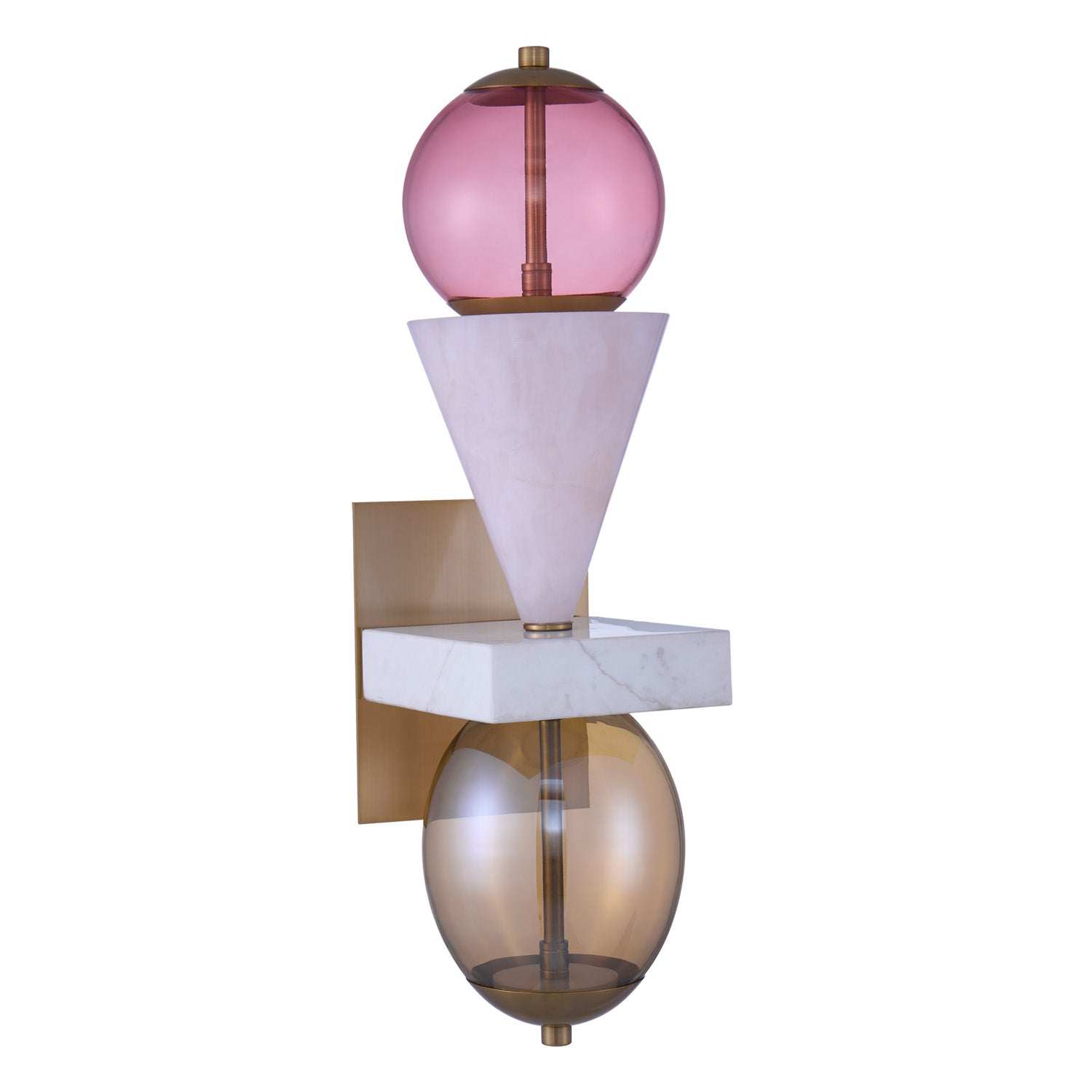 6.5'' Demi 1 Light Winter Brass Wall Sconce