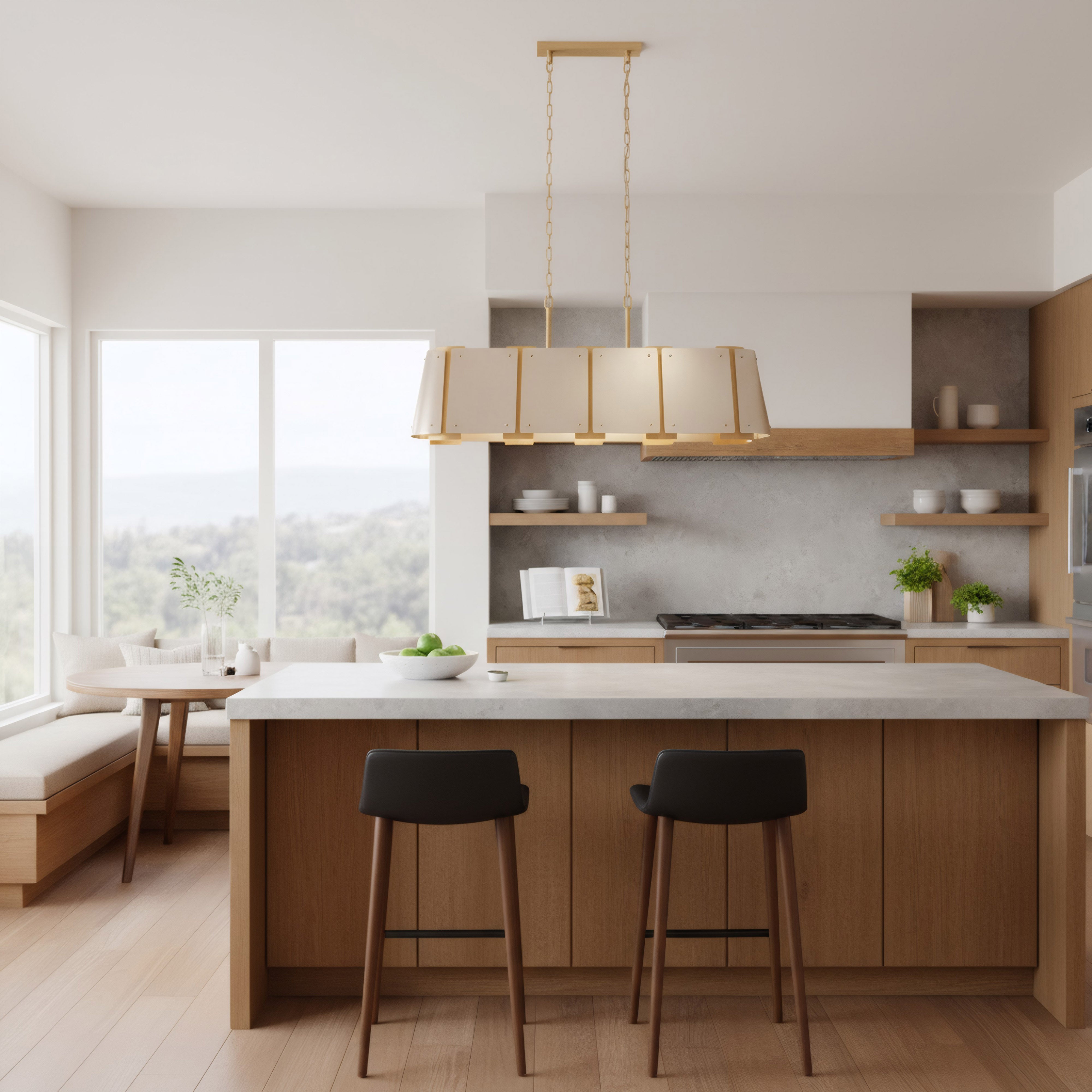 Peep Show 6 Light Linear Pendants