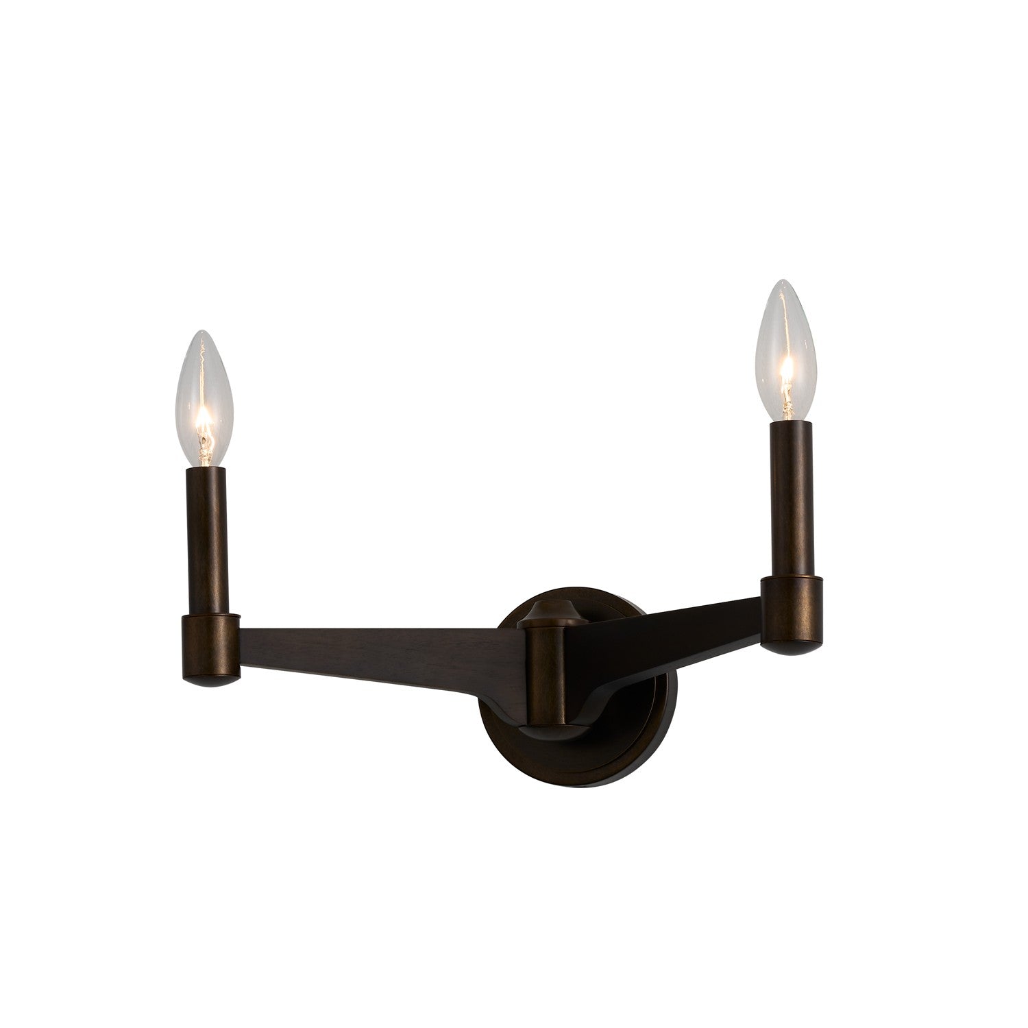 14'' Tono 2 Light Vintage Bronze Wall Sconce