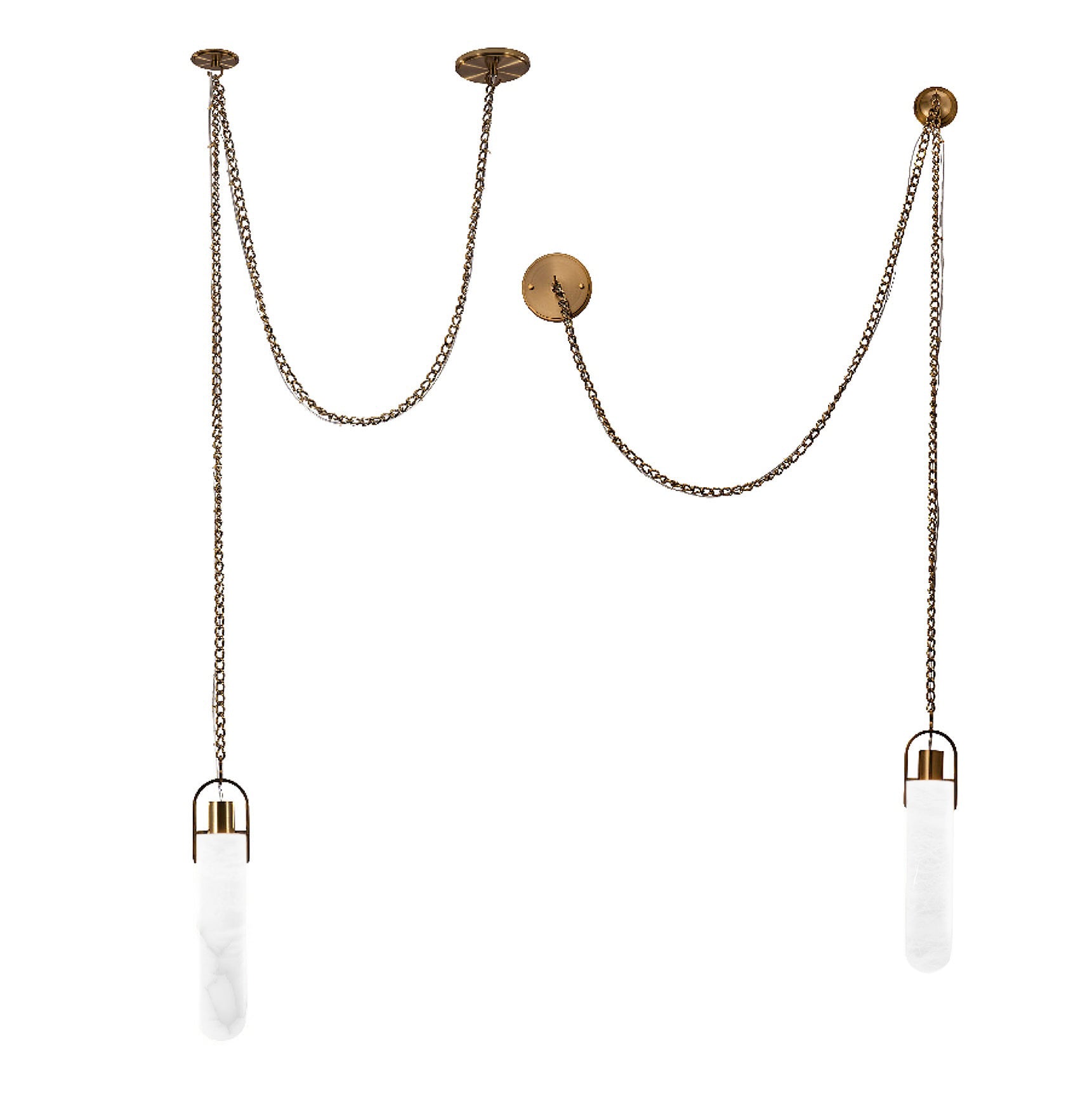 15.25'' Flint 1 Light Winter Brass Pendant