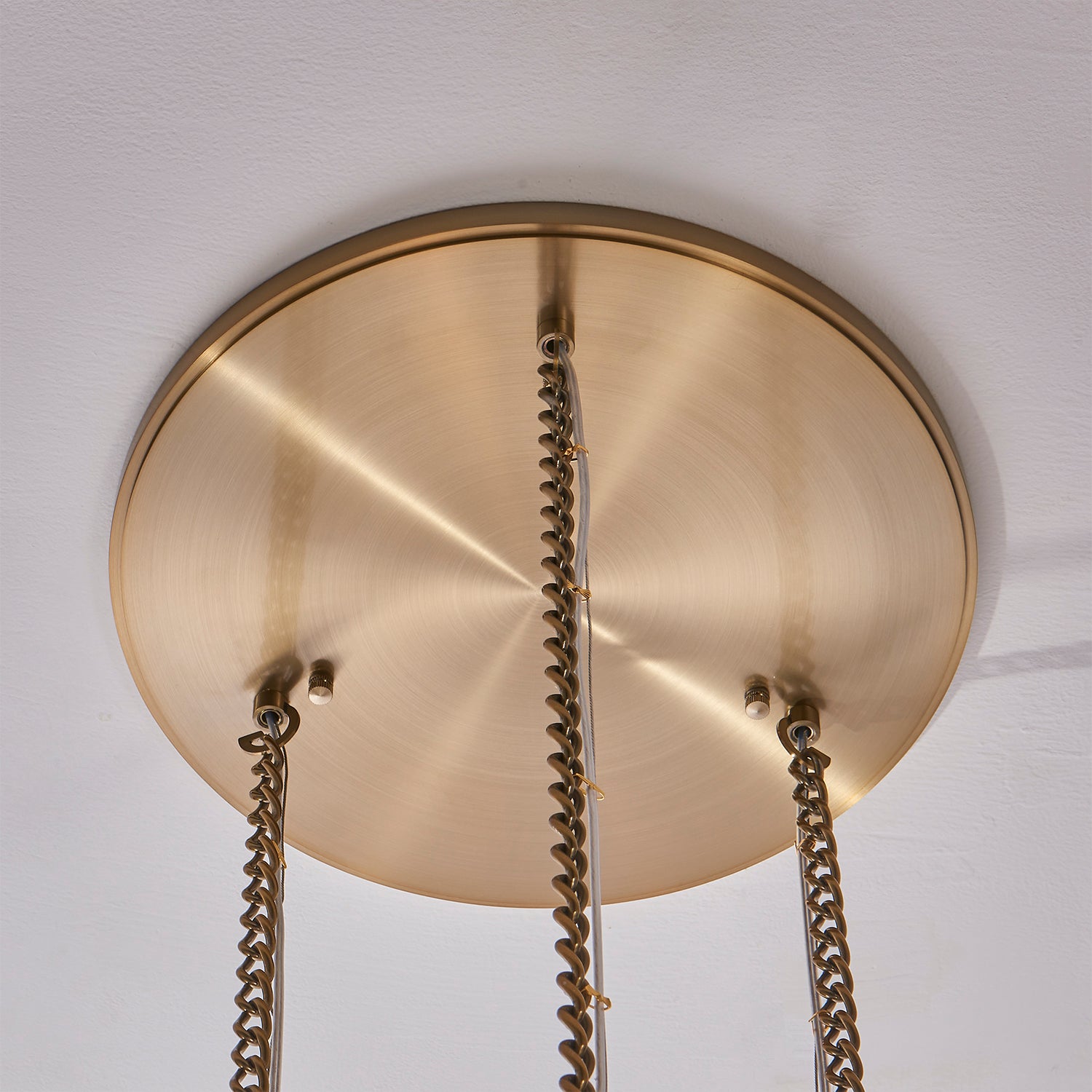 15.5'' Flint 3 Light Winter Brass Multi-Pendant