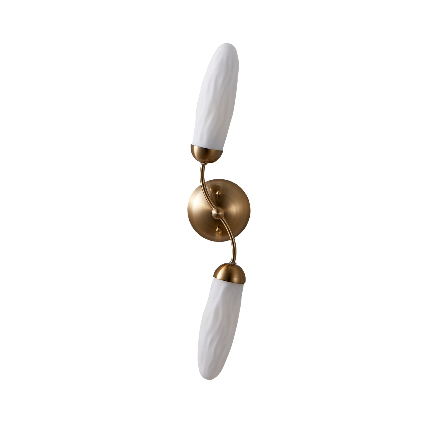 26'' Crest 2 Light Winter Brass Wall Sconce