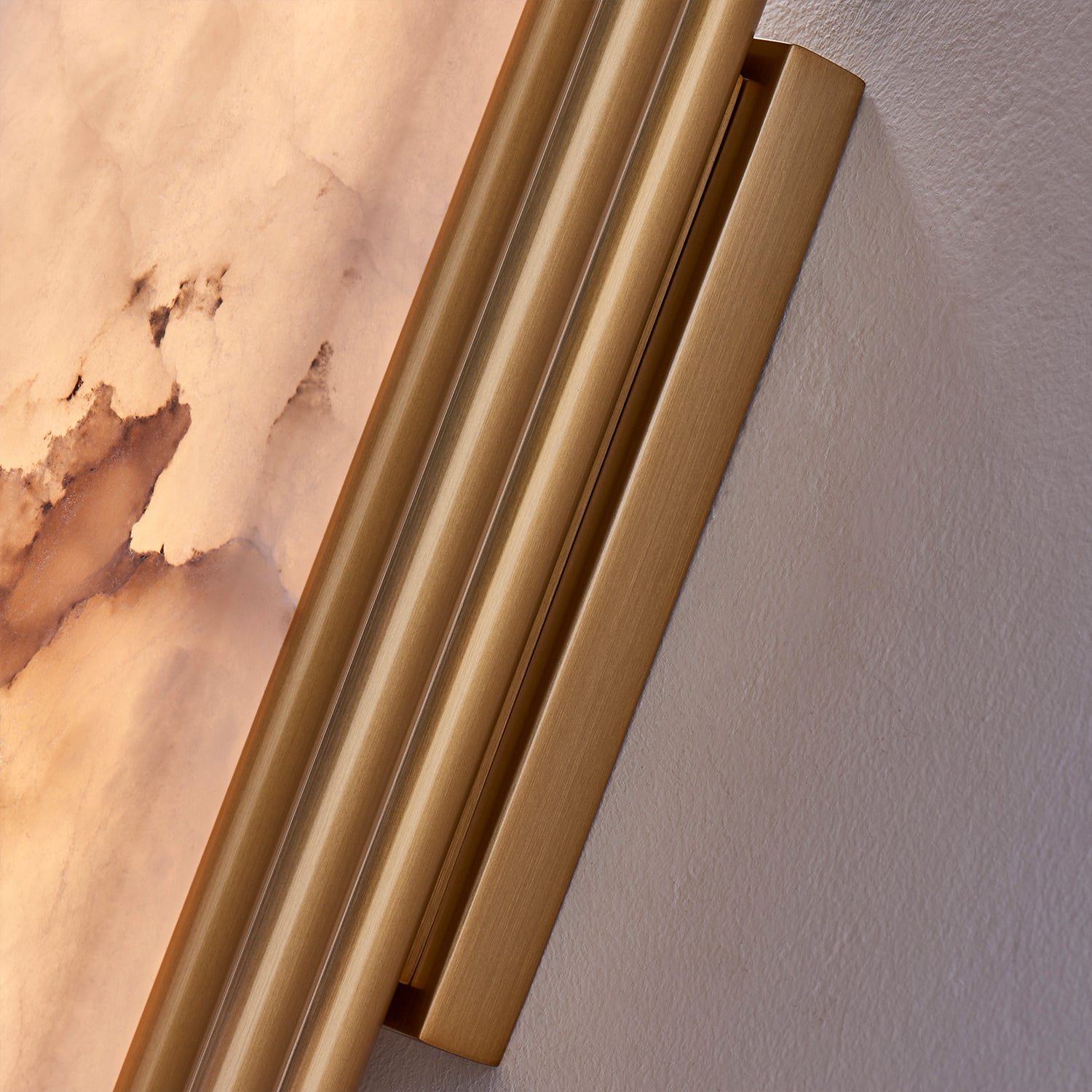 4.5'' Vertical 1 Light Winter Brass Wall Sconce