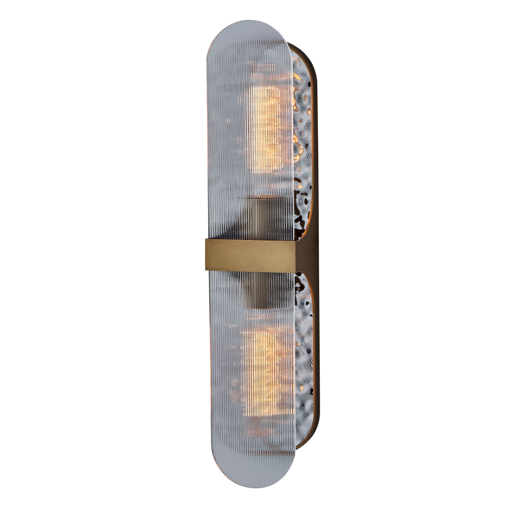 4.5'' Mirage 2 Light True Brass Vanity Light