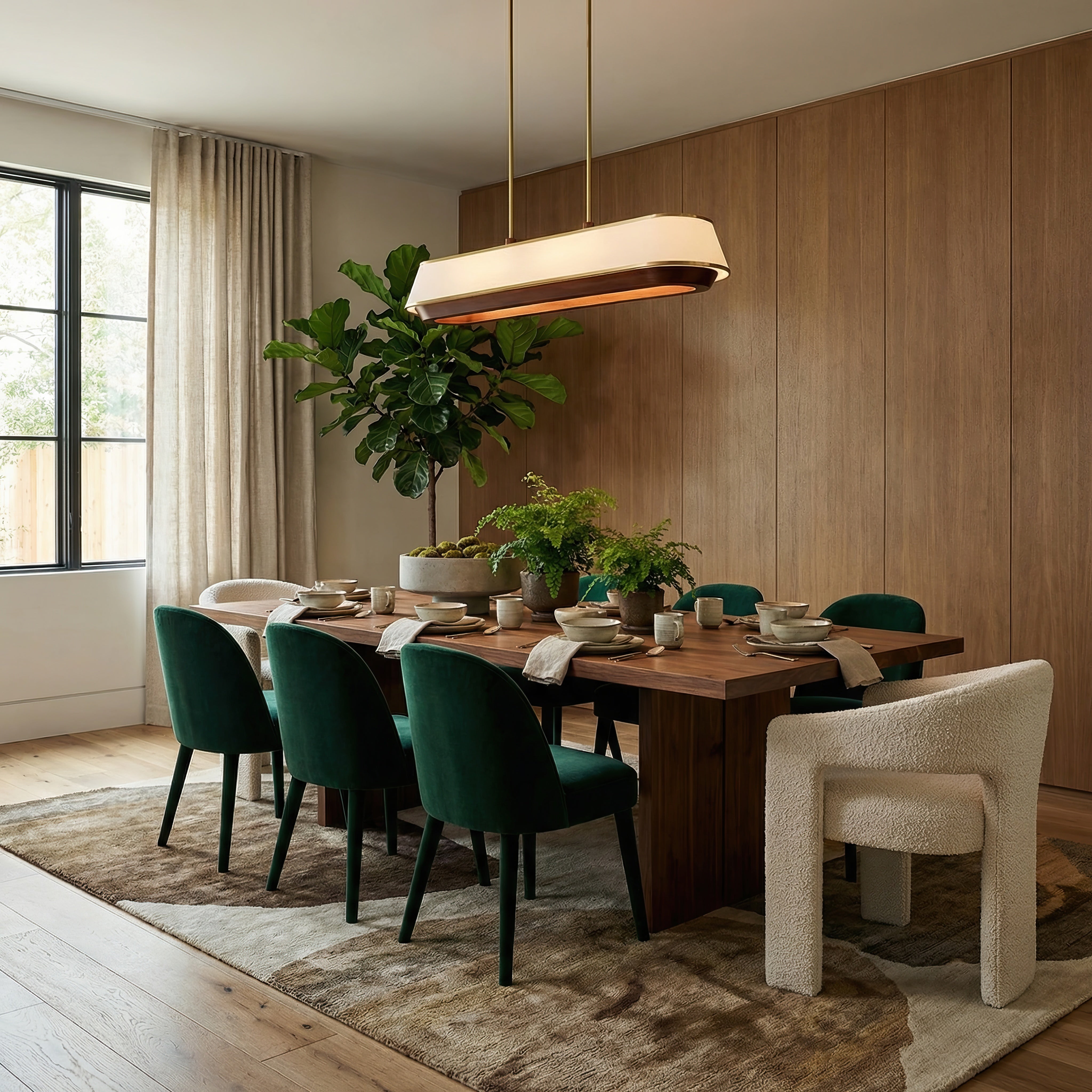 Desert Flyer 6 Light Linear Pendant