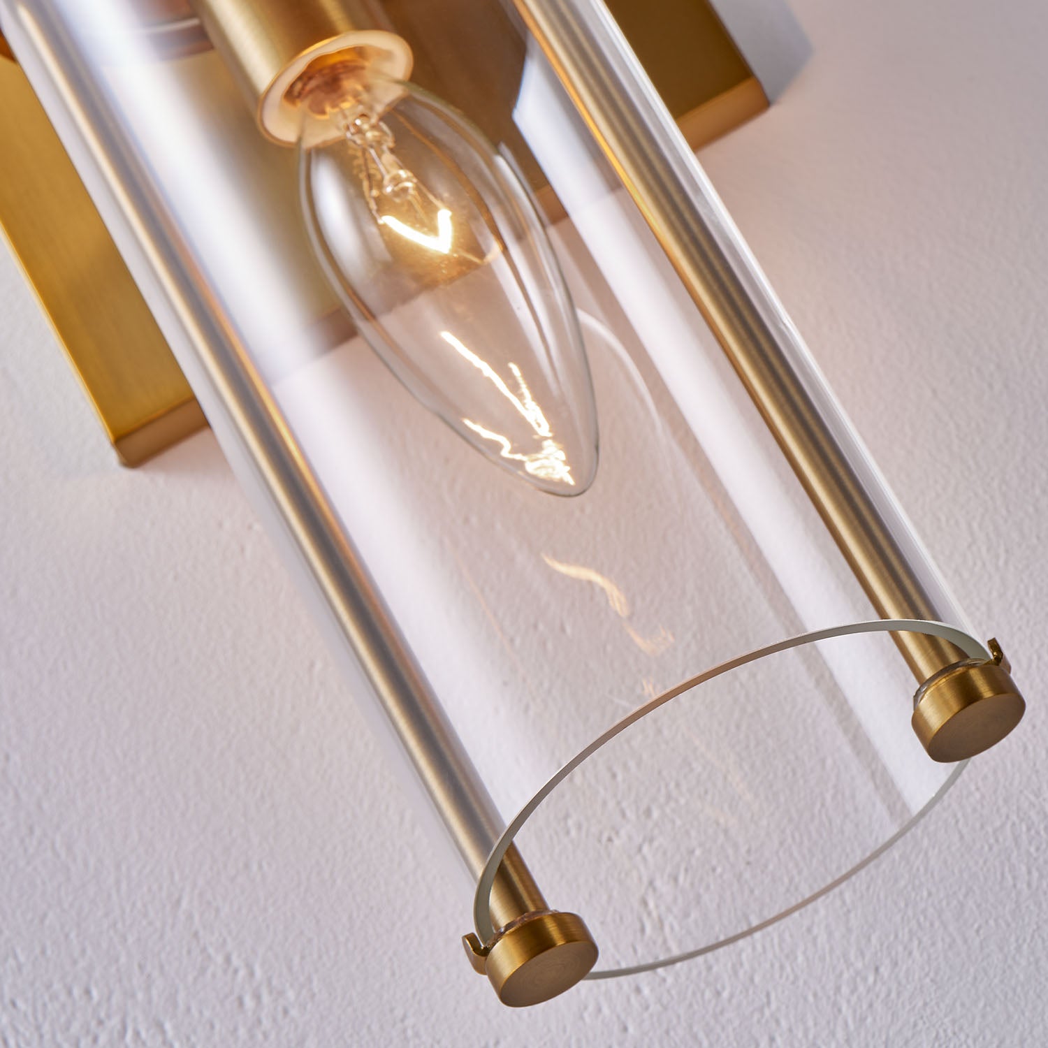 4.5'' Duet 2 Light Vintage Brass Wall Sconce