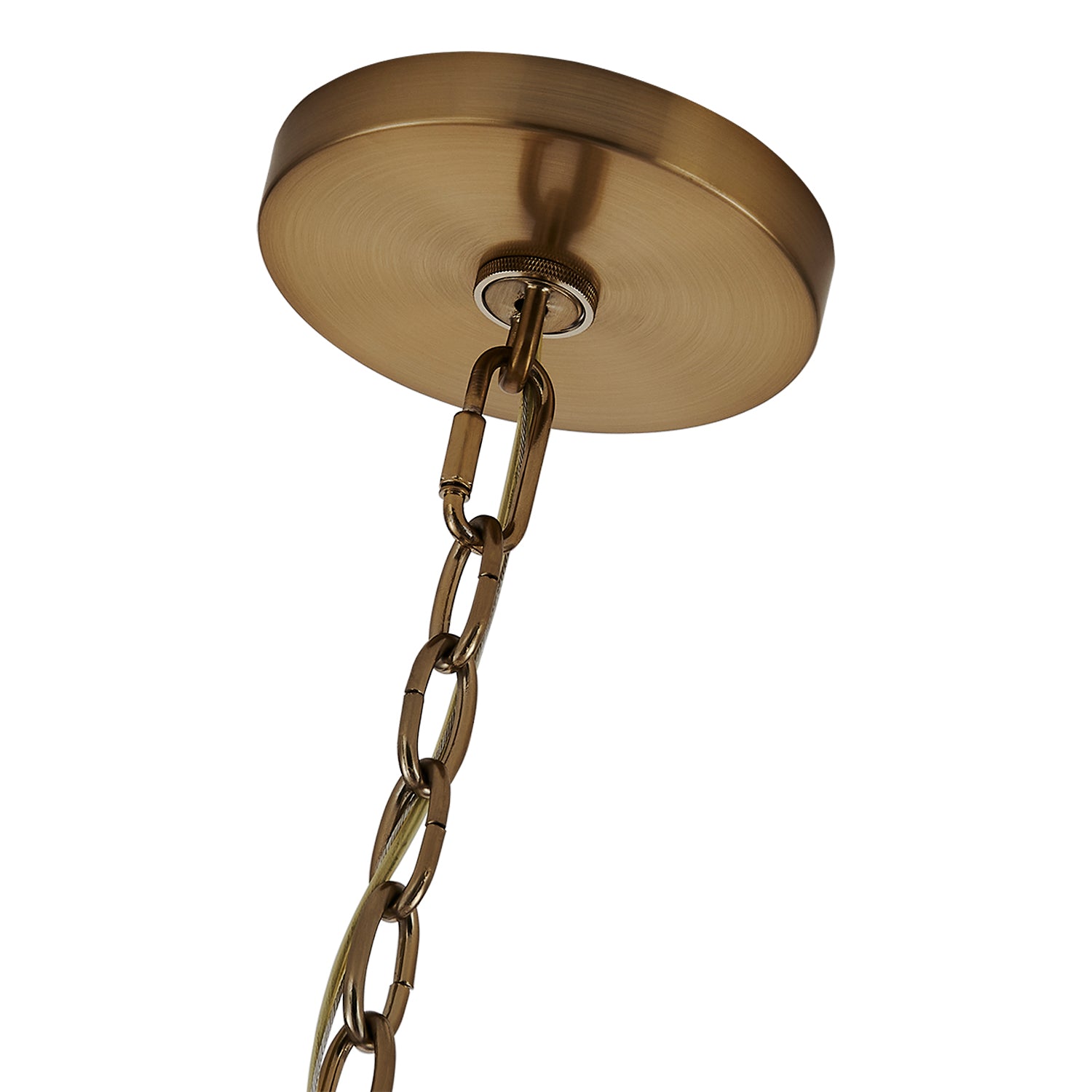 17'' Duet 18 Light Vintage Brass Chandelier