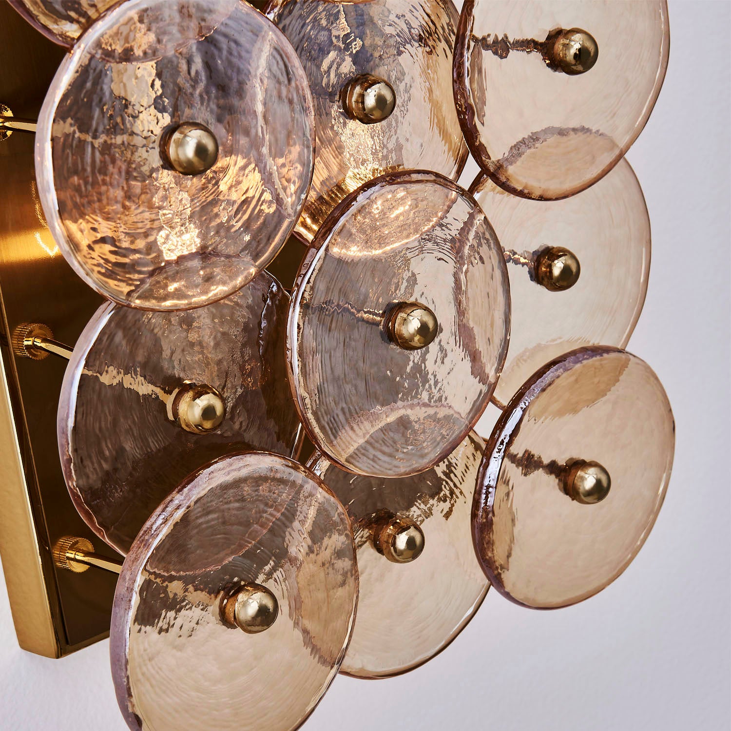 8.5'' Hortensia 4 Light Polished Winter Brass Wall Sconce