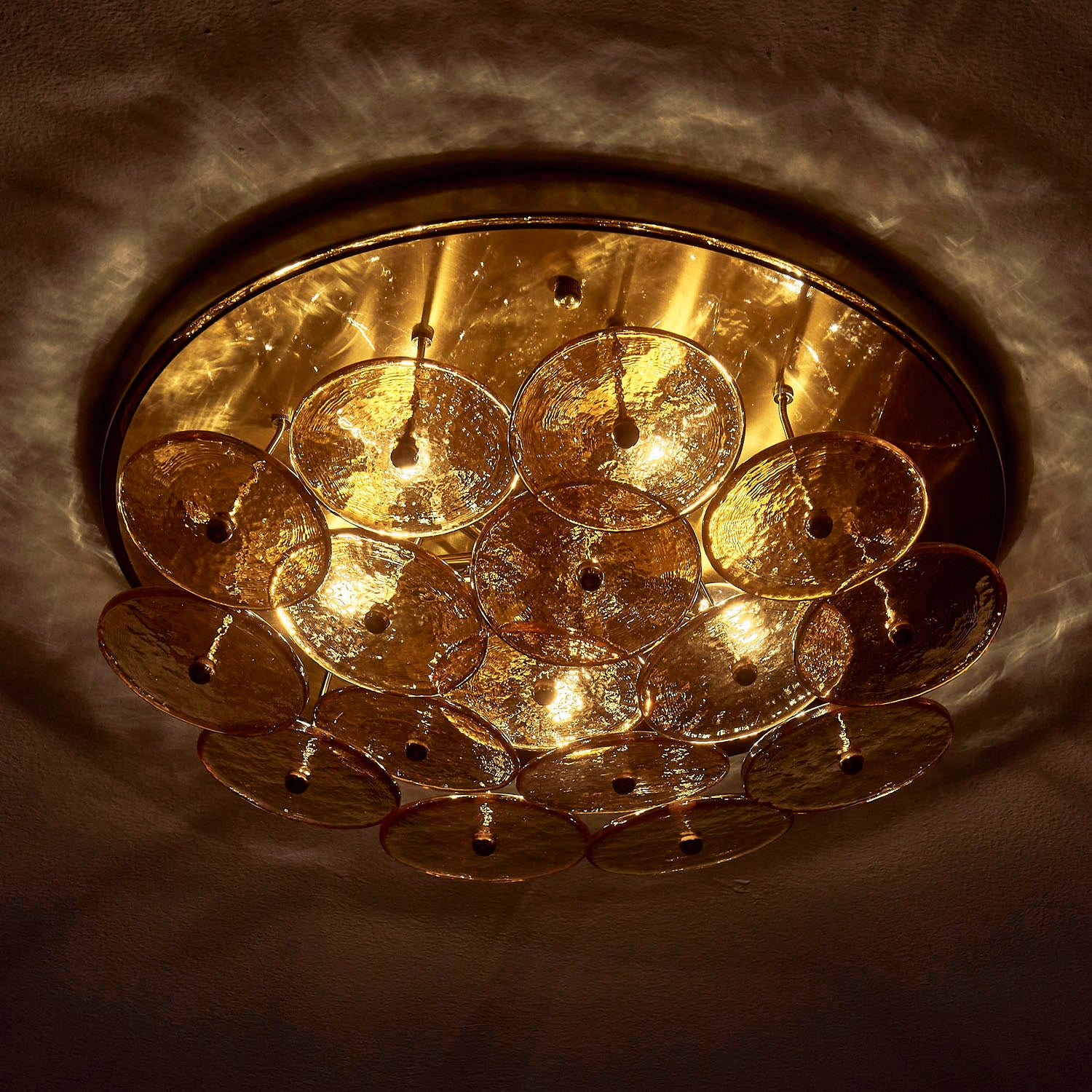 6'' Hortensia 5 Light Polished Winter Brass Flush Mount