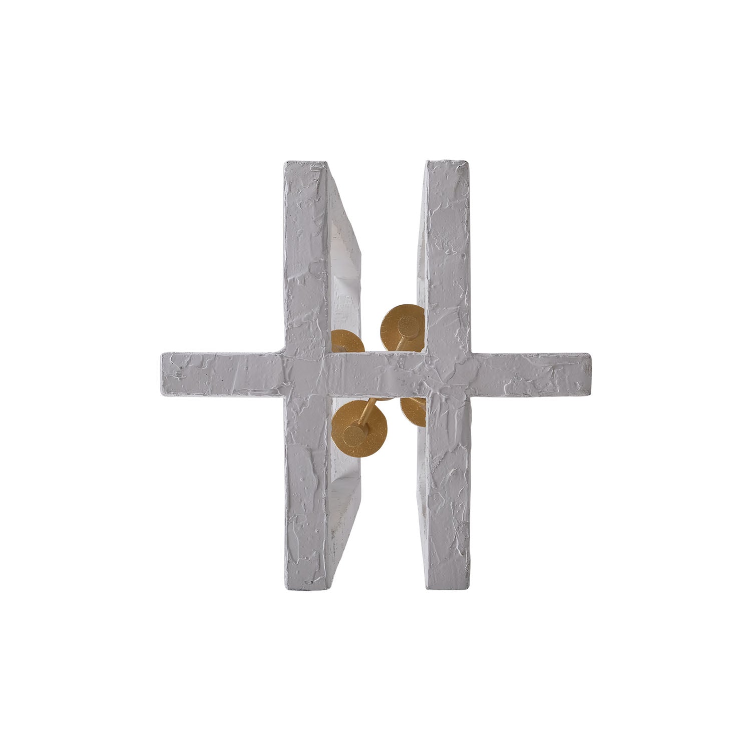 34'' Duo 4 Light Soft Gold/White Pendant