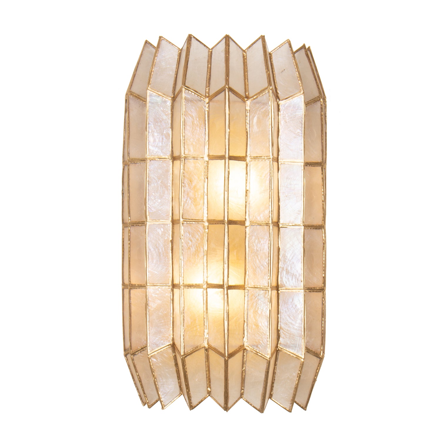 8.5'' Fractal 2 Light Oxidized Gold Leaf Wall Sconce