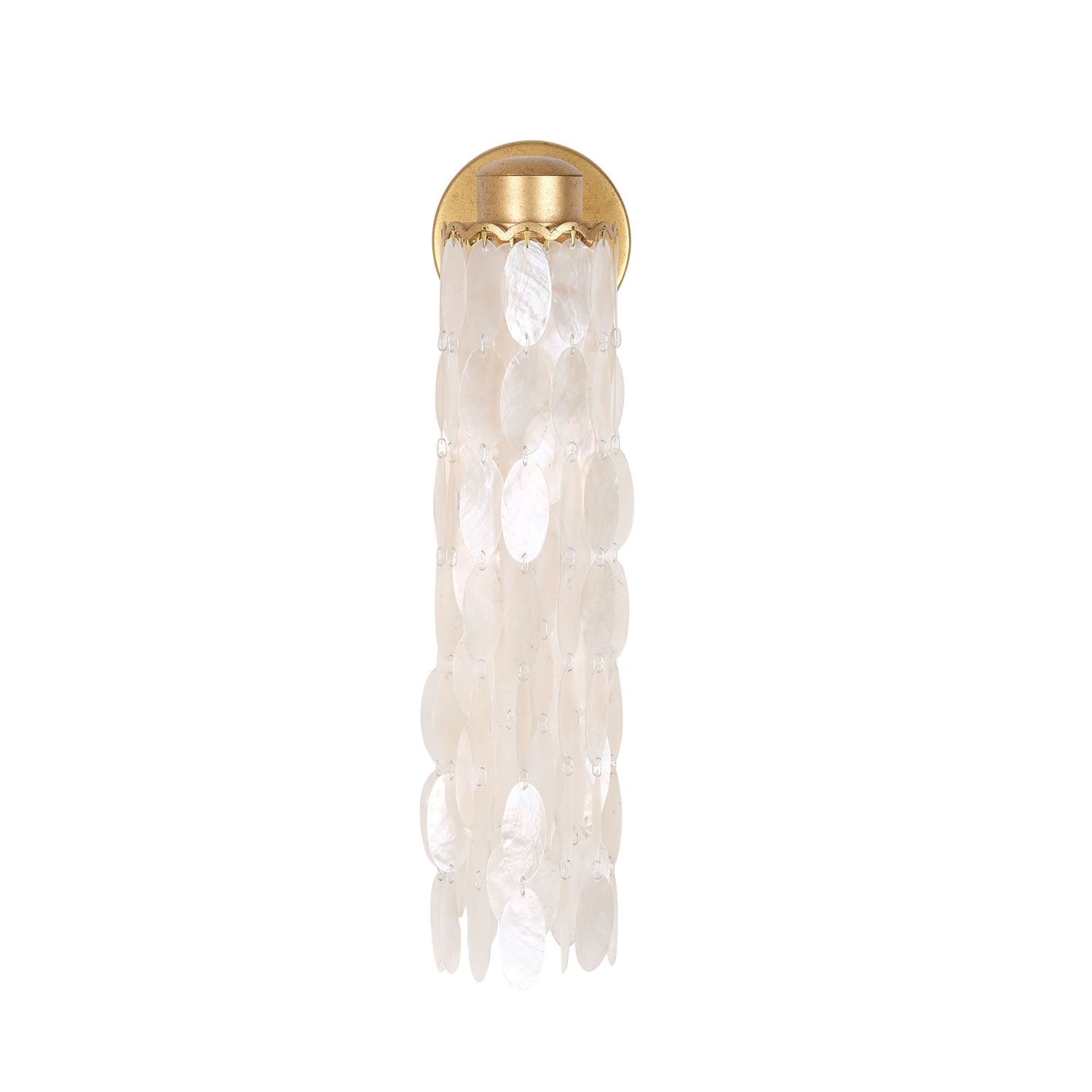 5'' Edgy 1 Light Oxidized Gold Leaf Wall Sconce
