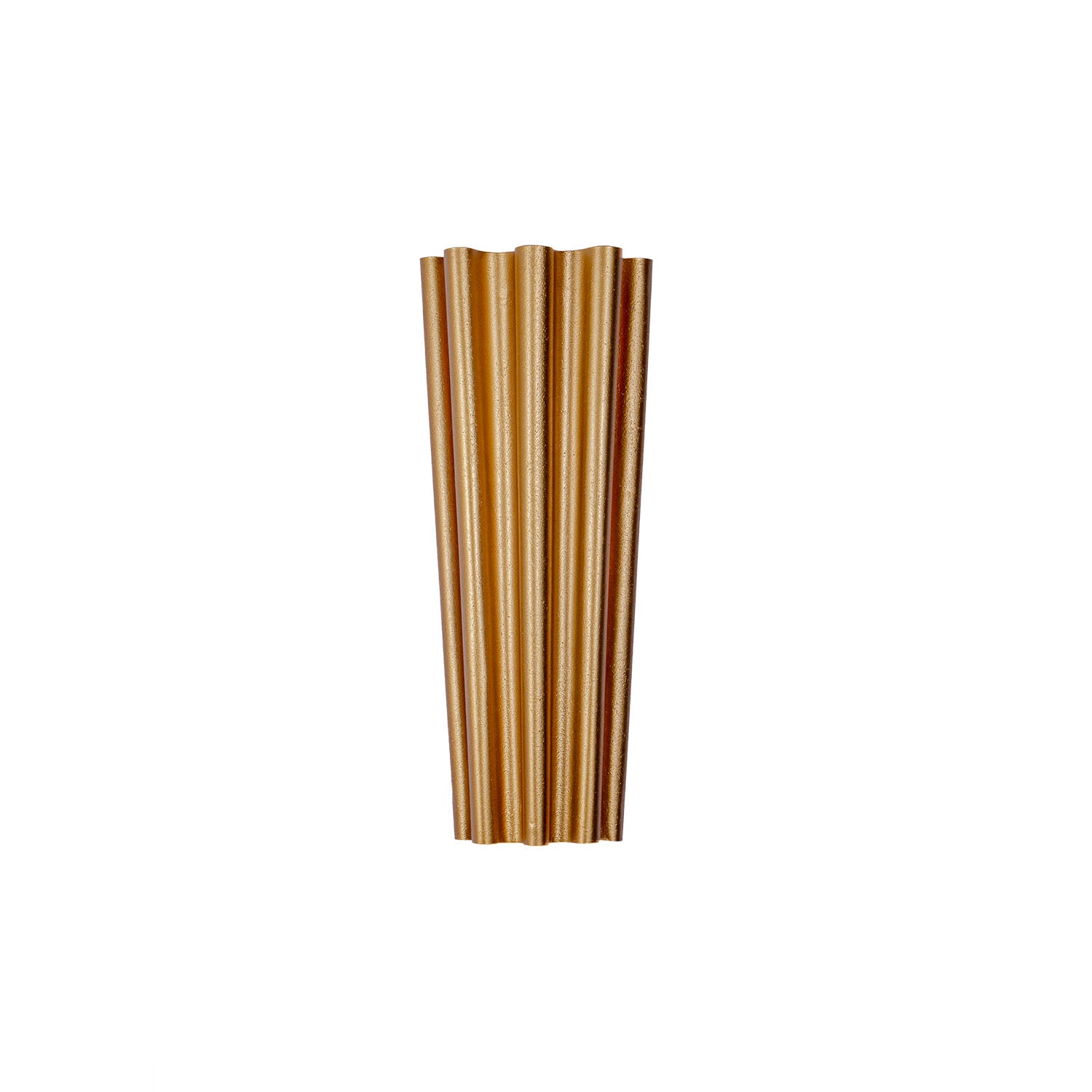 9.5'' Ripple 3 Light Bright Gold Wall Sconce