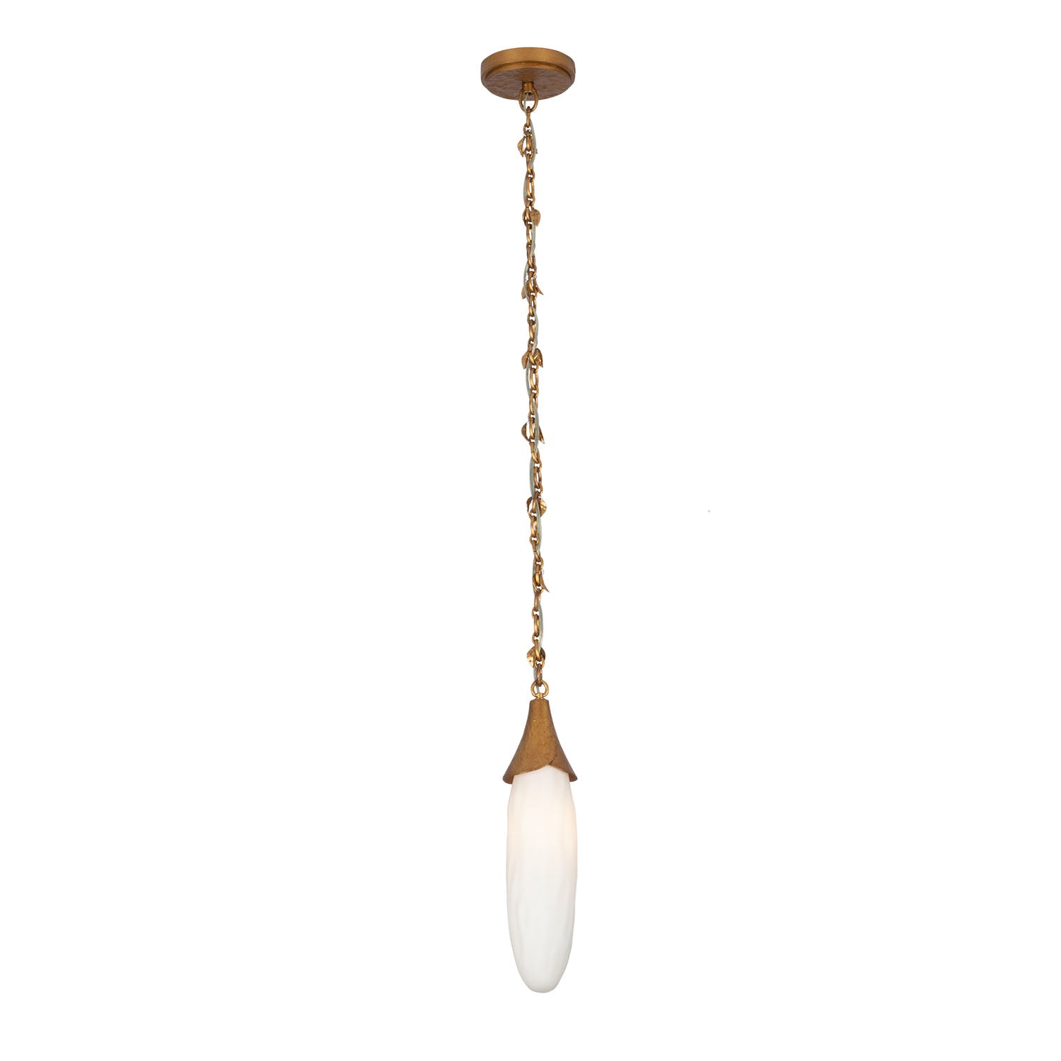 16'' Bougainvillea 1 Light Warm Gold Pendant