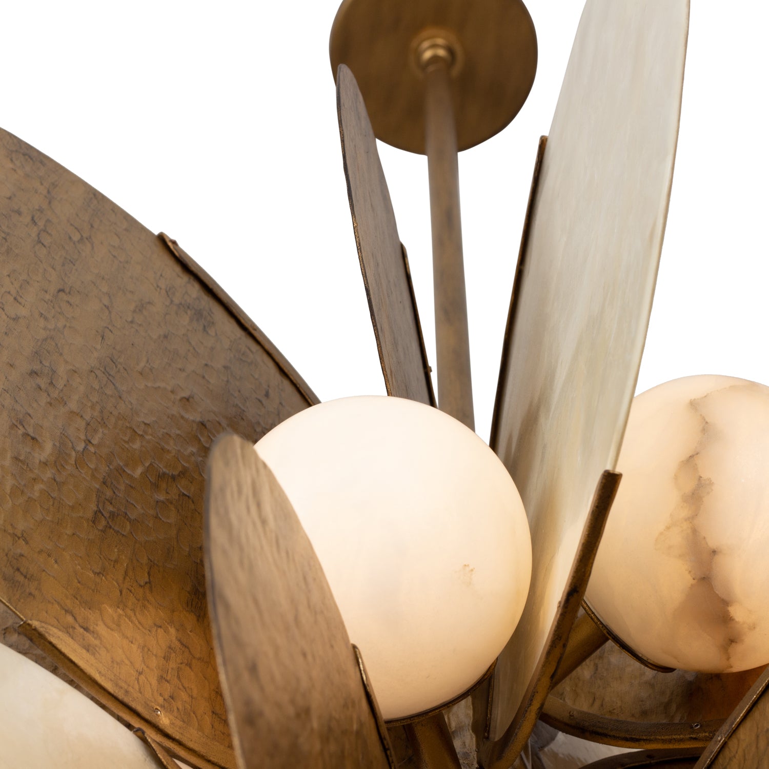 28'' Cirque 1 Light Rustic Gold Pendant