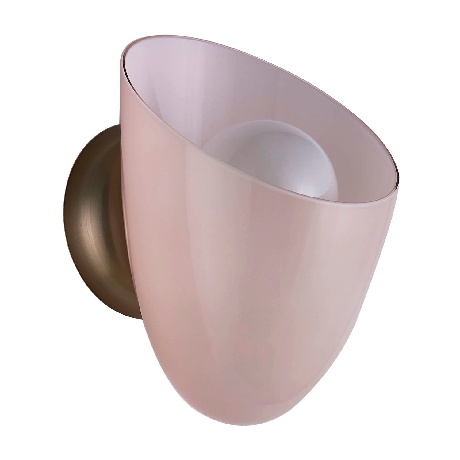 8'' Cocoon 1 Light Winter Brass Wall Sconce