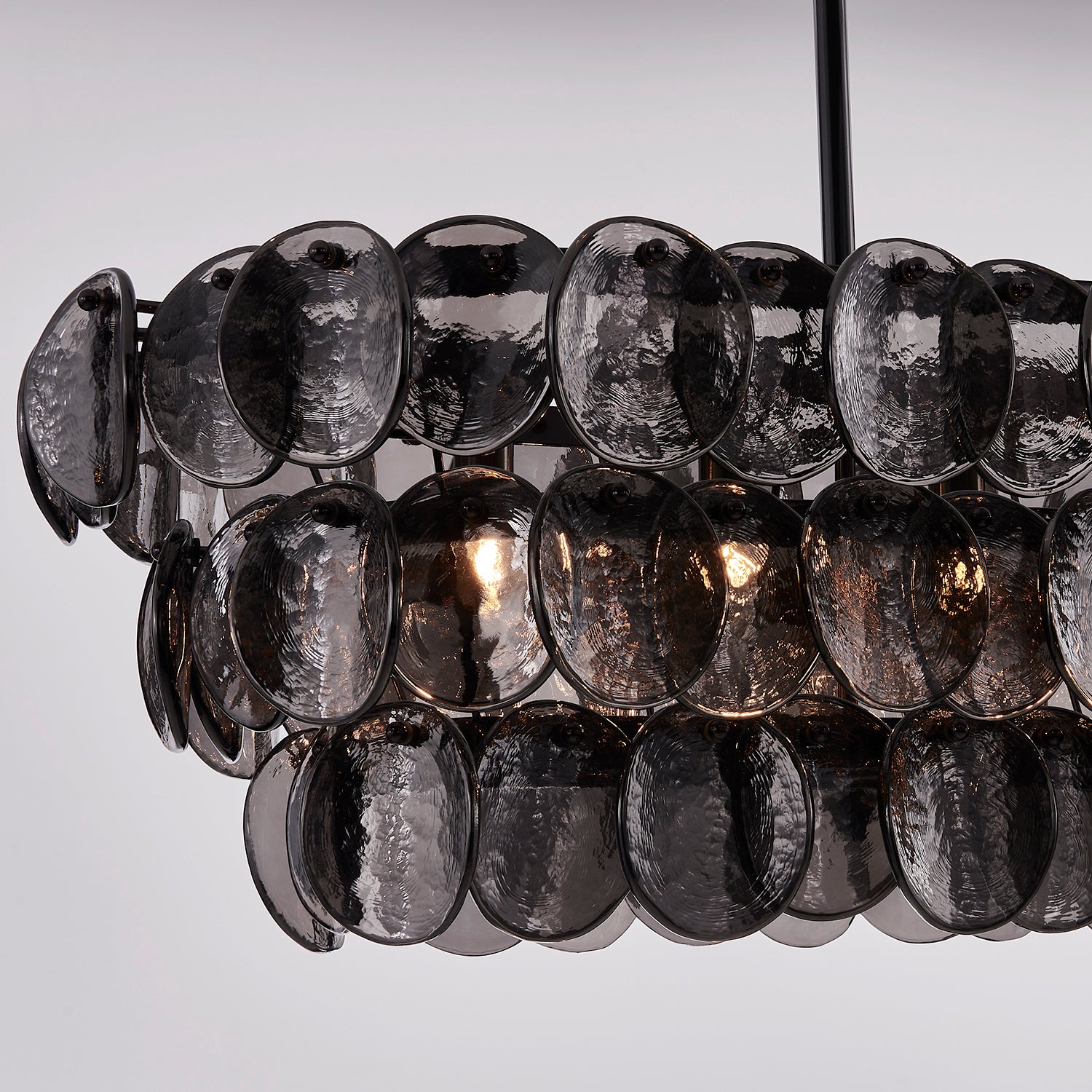 11'' Uroko 9 Light Black Nickel Linear Pendant