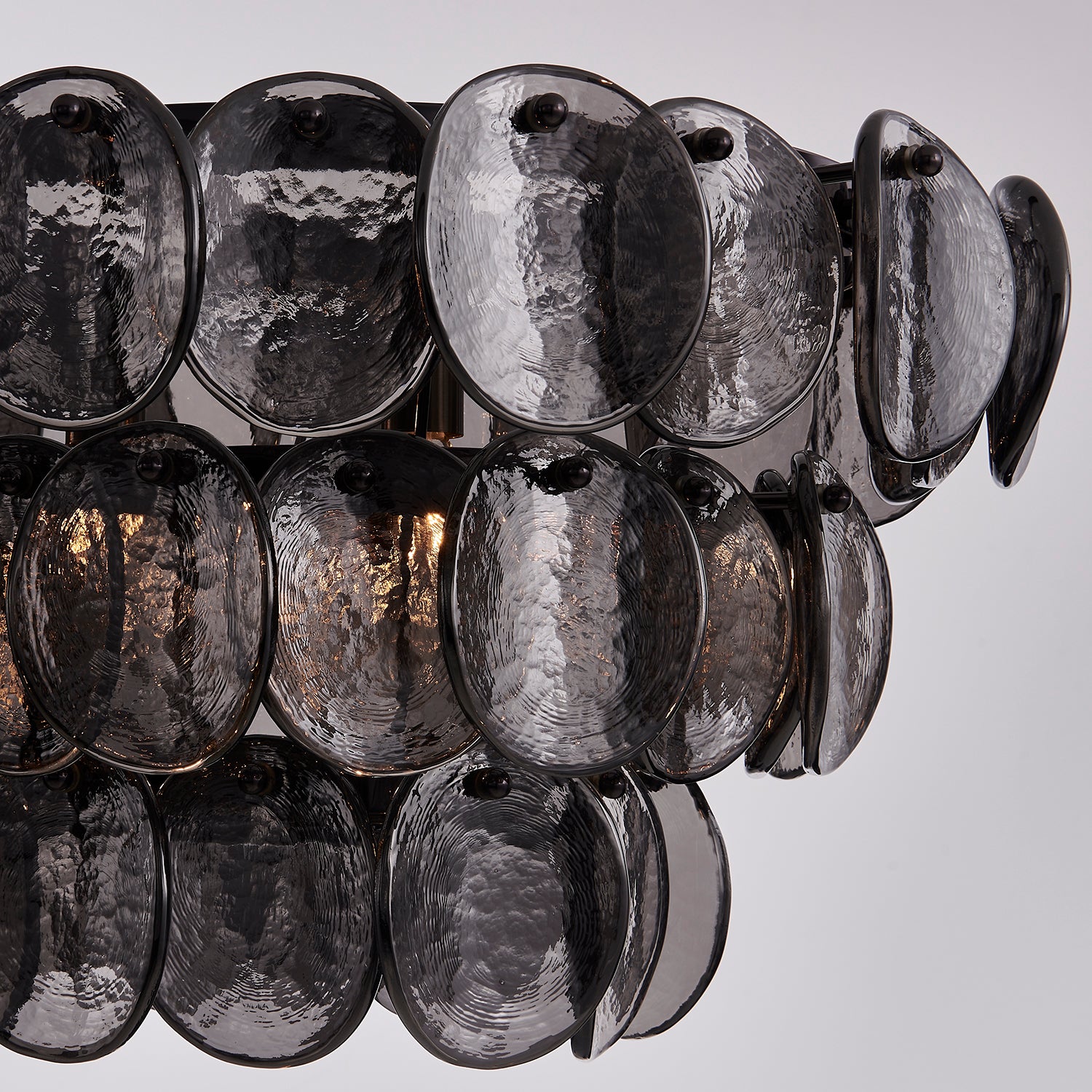 11'' Uroko 9 Light Black Nickel Linear Pendant