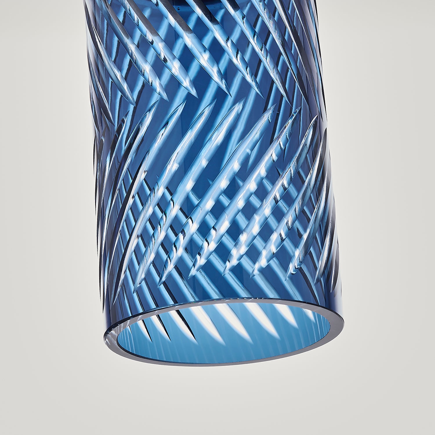 8.5'' Kiriko 1 Light Winter Brass Pendant