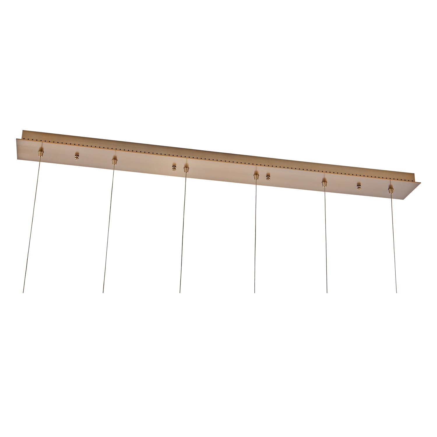 8.5'' Kiriko 6 Light Winter Brass Linear Pendant