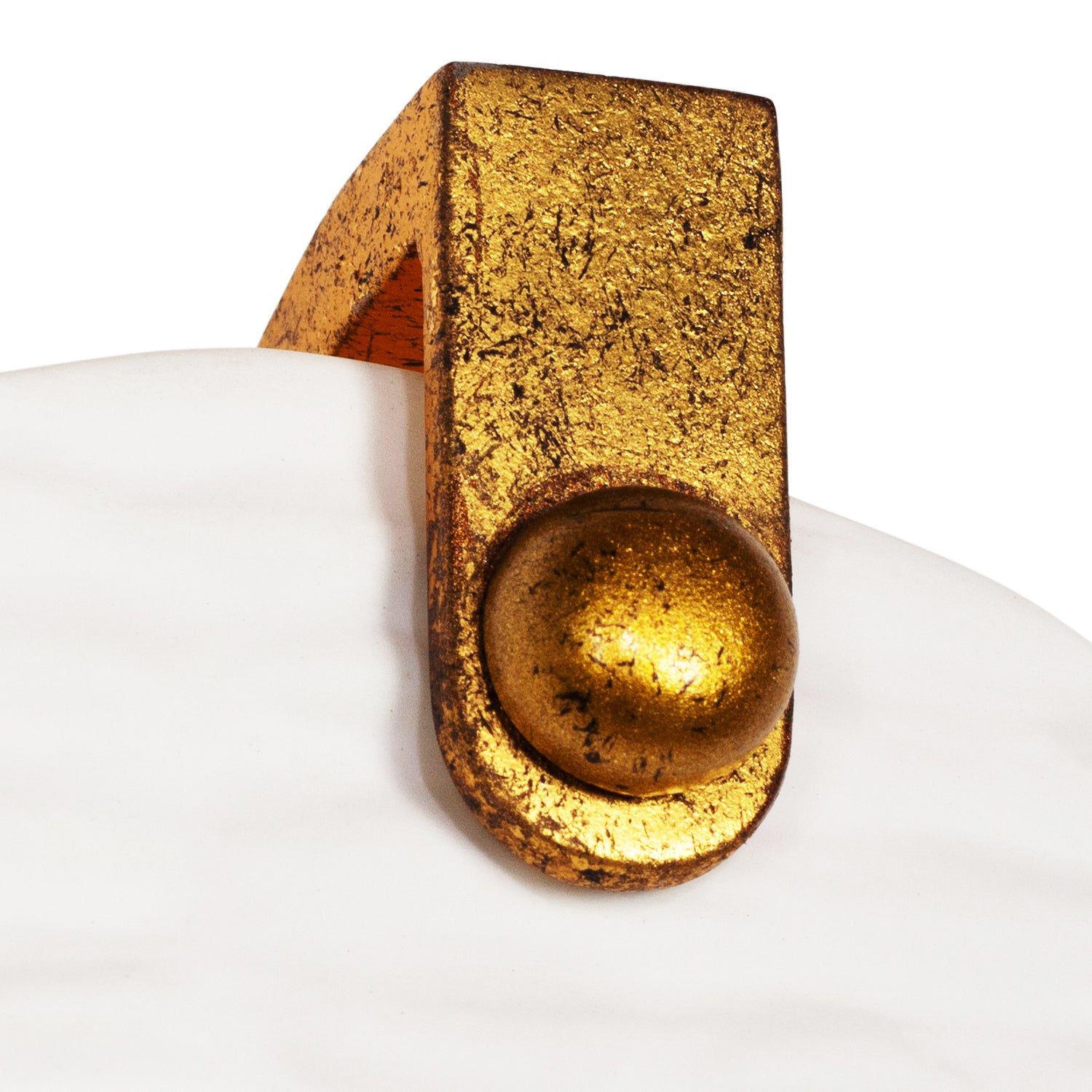 10'' Aliform 1 Light Oxidized Gold Leaf Wall Sconce